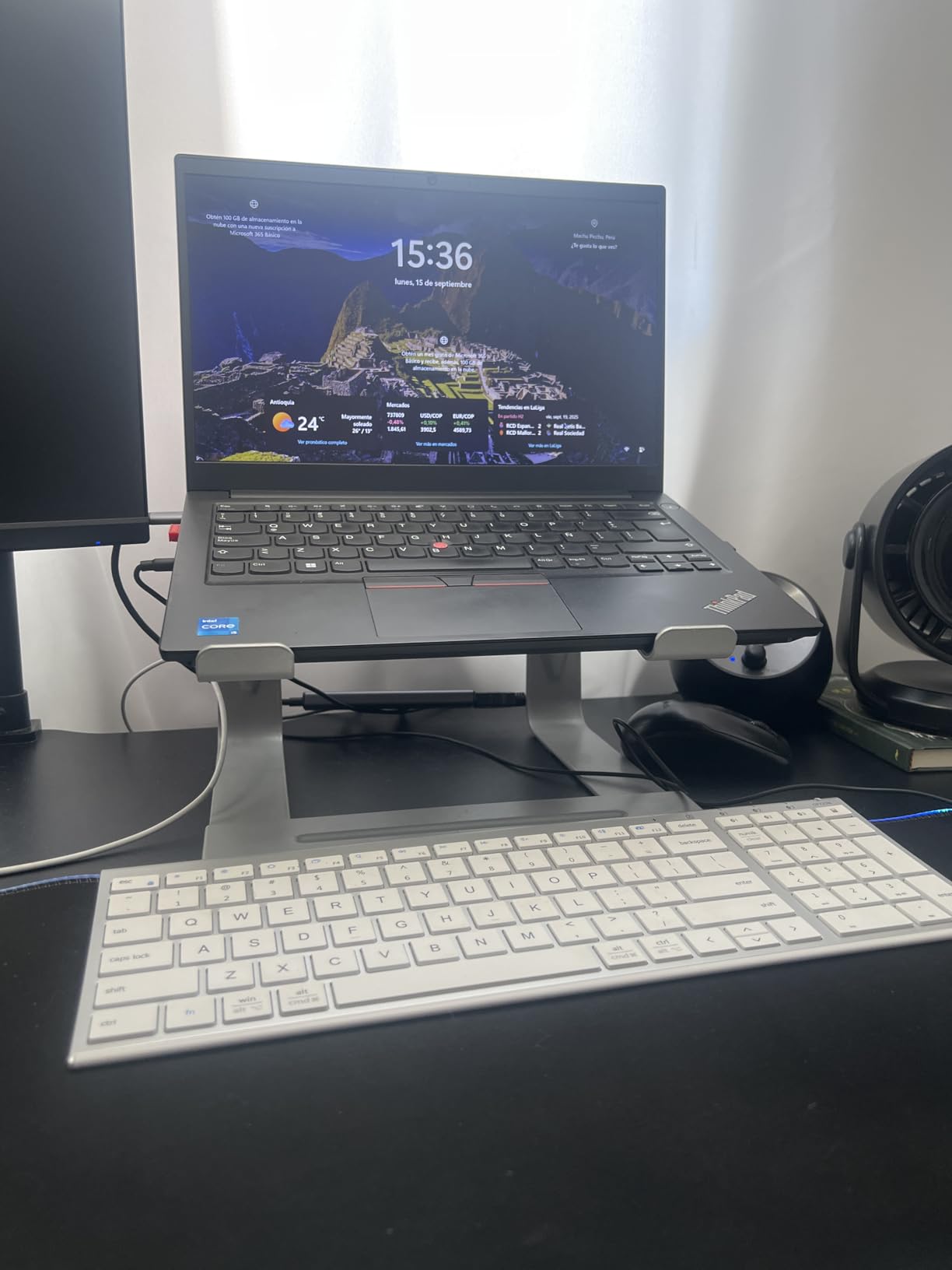 Tonmom Laptop Stand for Desk, Aluminum Laptop Riser Holder | Removable Metal Notebook Stand Ventilated Cooling Computer Riser Compatible with 10-15.6