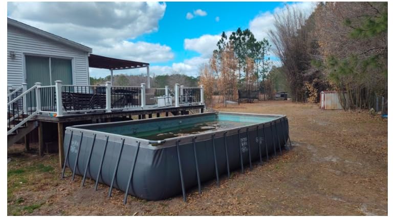 INTEX Krystal Clear Saltwater Pool Chlorine System for Above Ground Pools up to 4,500 Gallons, Pool Cleaner with Automatic Timer and Self Cleaning customer photo 1
