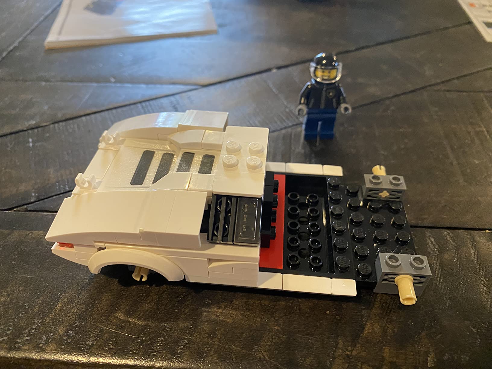 LEGO Speed Champions Lamborghini Countach 76908 Building Kit; Collectible Model of the Iconic 1970's Super Sports Car for Kids Aged 8+, Includes a Driver Minifigure with Helmet and Wrench (262 Pieces) customer photo 1
