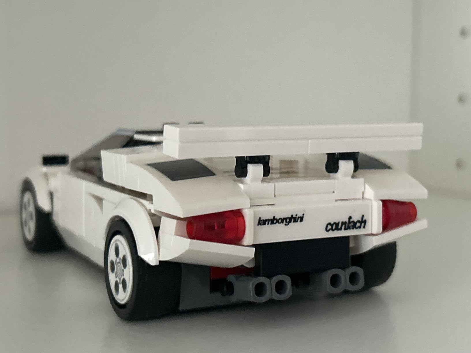 LEGO Speed Champions Lamborghini Countach 76908 Building Kit; Collectible Model of the Iconic 1970's Super Sports Car for Kids Aged 8+, Includes a Driver Minifigure with Helmet and Wrench (262 Pieces) customer photo 2