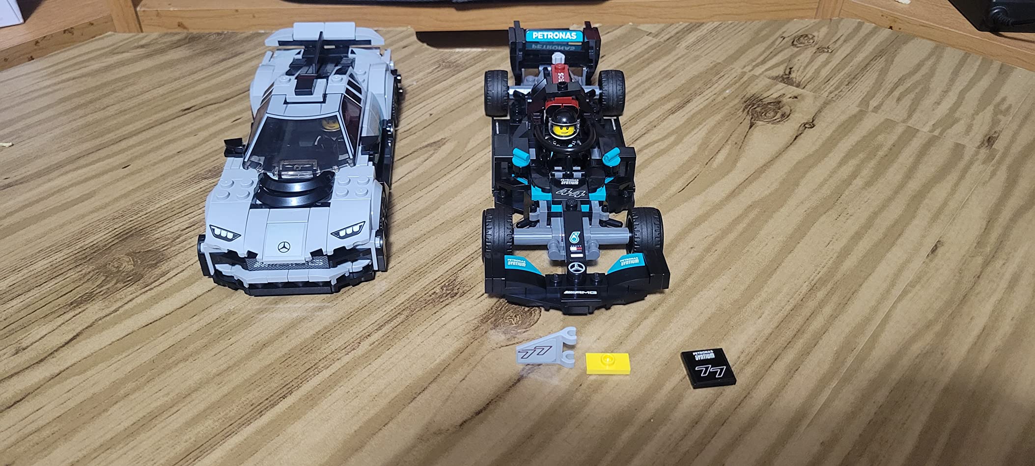 LEGO Speed Champions Mercedes-AMG F1 W12 E, Performance & Project One Toy Car Set, Mercedes Model Car Building Kit, Collectible Race Car Toy, Great Car Gift for Kids and Teens, 76909 customer photo 1