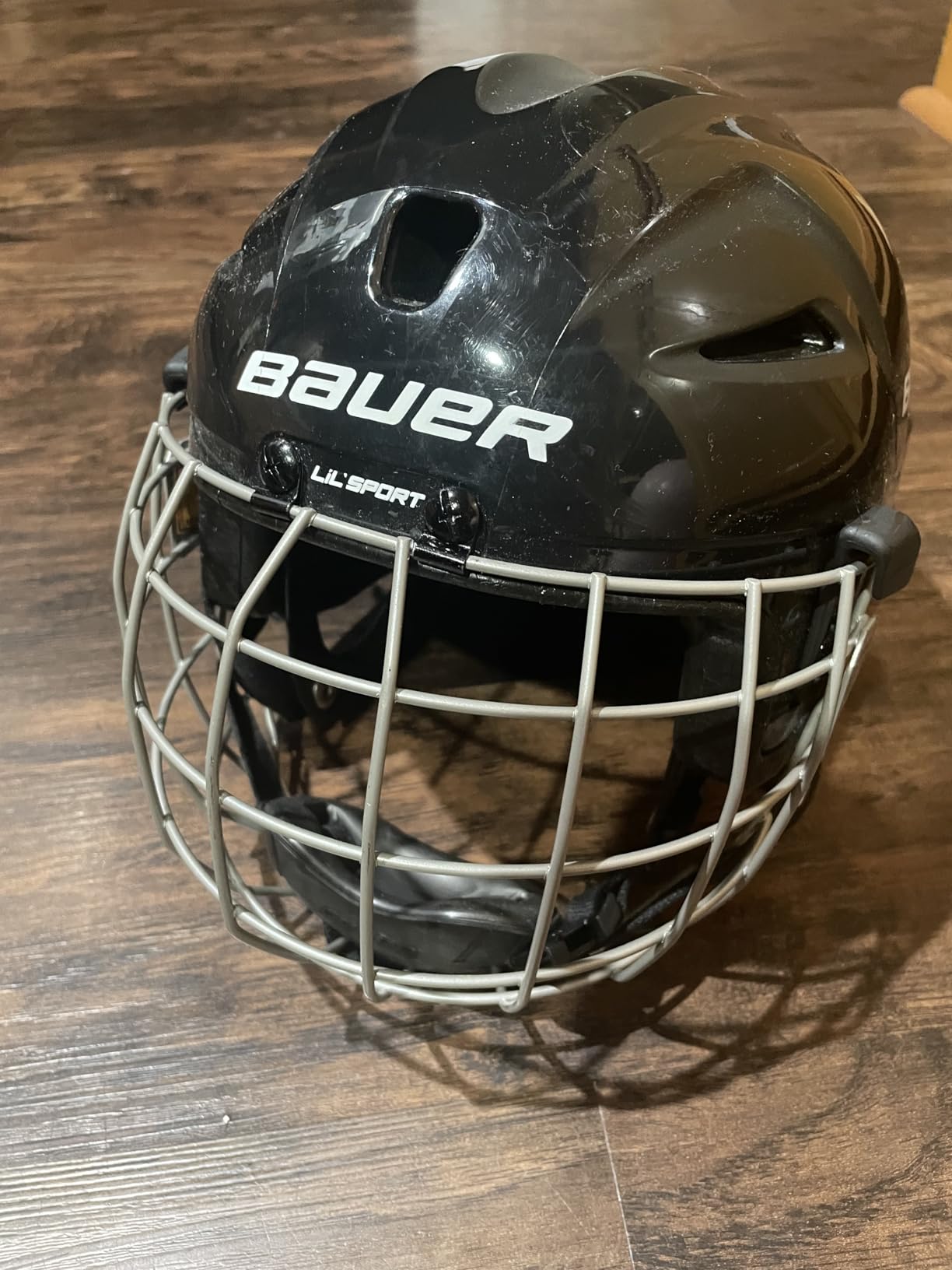Bauer Lil Sport Hockey Helmet Combo with Face Mask Cage customer photo 2