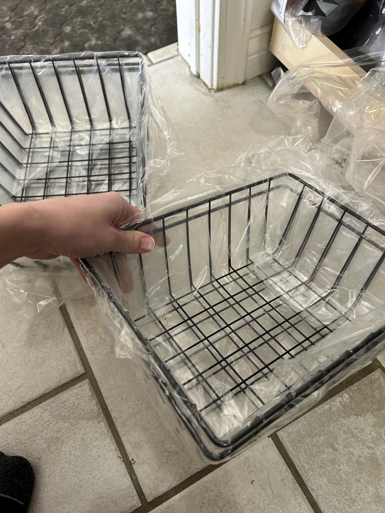 6 Pack Wire Baskets for Pantry Organization and Storage, Kitchen Organizer, 2 XXLarge & 2 XLarge & 2 Large customer photo 2