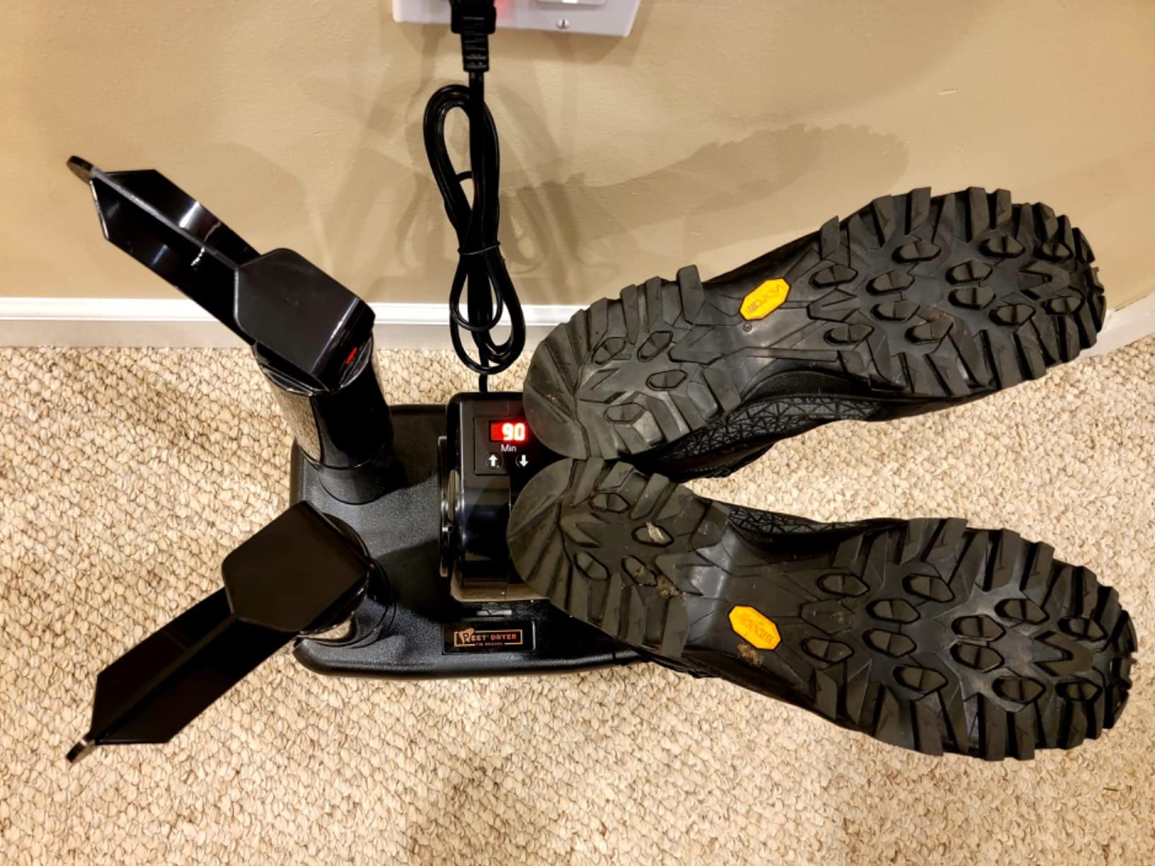 PEET Advantage Plus 2-Pair Electric Boot & Shoe Dryer with Fan & Heat - Dries 2 Pairs in 1-4 Hours, Fan-Assisted Heated or No-Heat, Built-In Timer, Neutralizes Odors customer photo 1