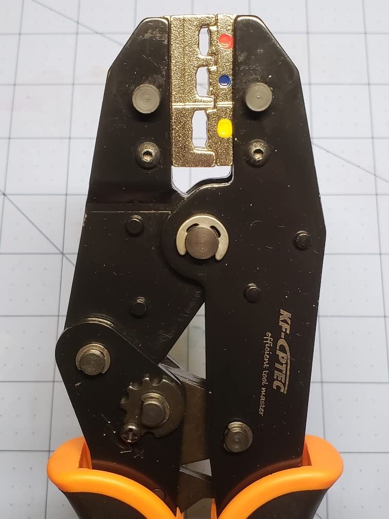 KF CPTEC Wire Crimper Kit 9PCS, AWG 22-2, Tool-Free Quick-Change Dies | High-Manganese Steel Jaws, Hardened Crimping Profiles, Wear-Resistant Construction, Repetitive Workshop Use customer photo 2