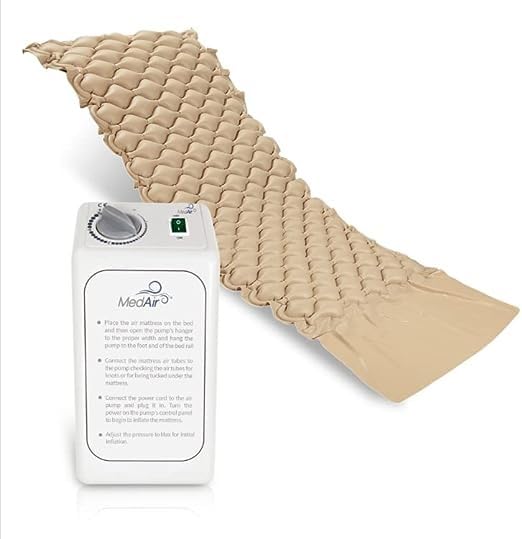 MedVance Premium Alternating Air Pressure Mattress Pad with Quiet Pump | Ultra Quiet Digital Pump - Alternating Pressure Relief System - Bed Sore Prevention & Recovery - Waterproof & Easy To Clean customer photo 1