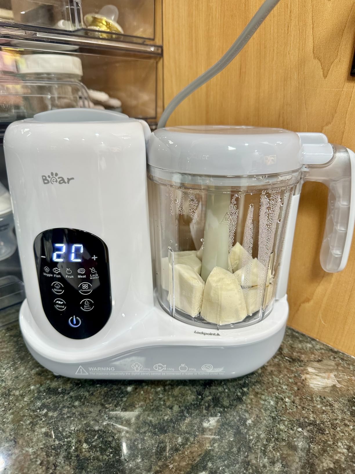 BEAR 2024 Baby Food Maker, One-Step & Easy to Use, Smart Touchscreen customer photo 1