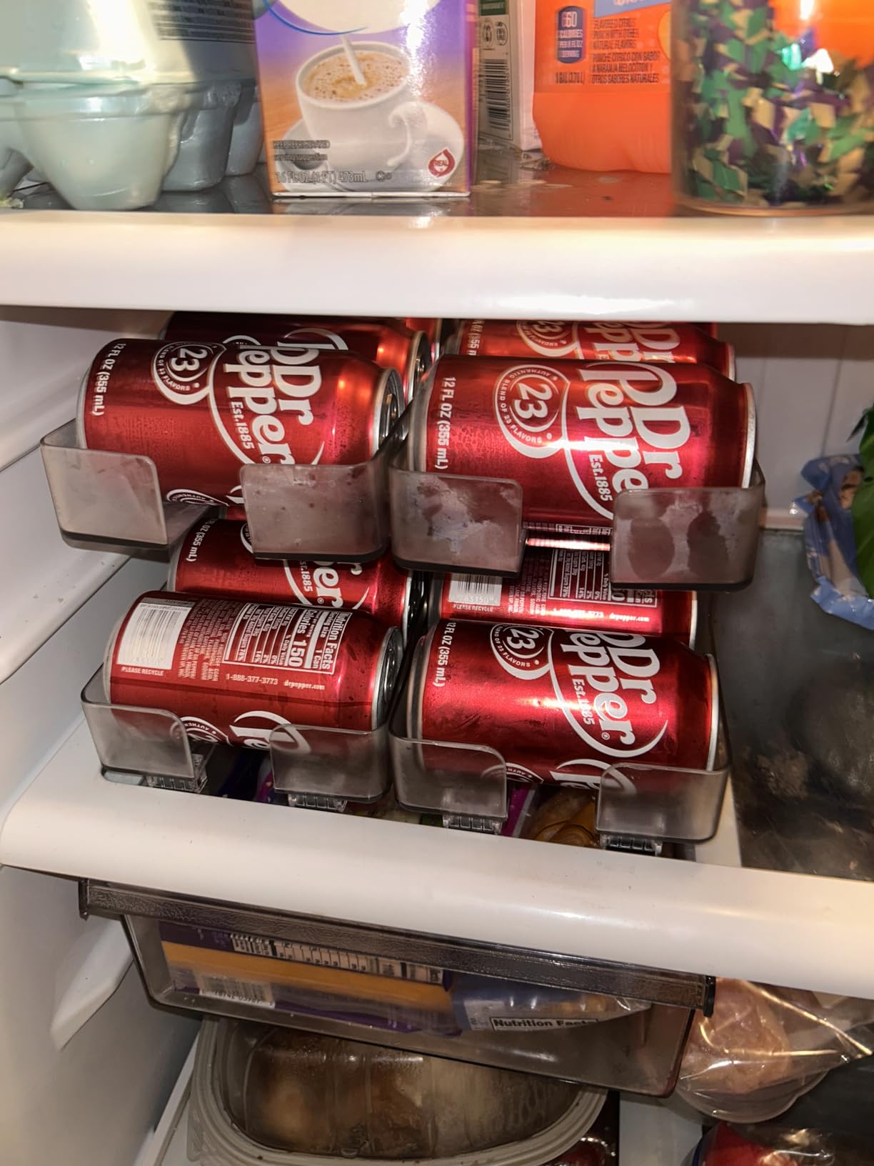 Simple Houseware Soda Can Organizer Dispenser Refrigerator/Pantry, Set of 2 customer photo 1