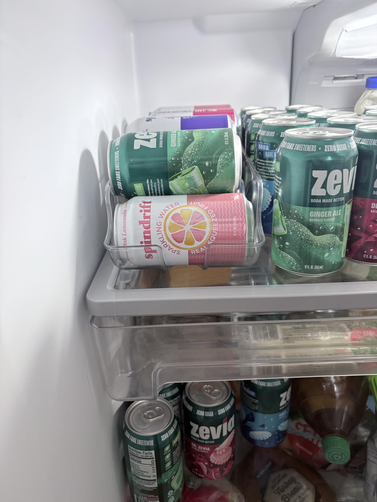Simple Houseware Soda Can Organizer Dispenser Refrigerator/Pantry, Set of 2 customer photo 2