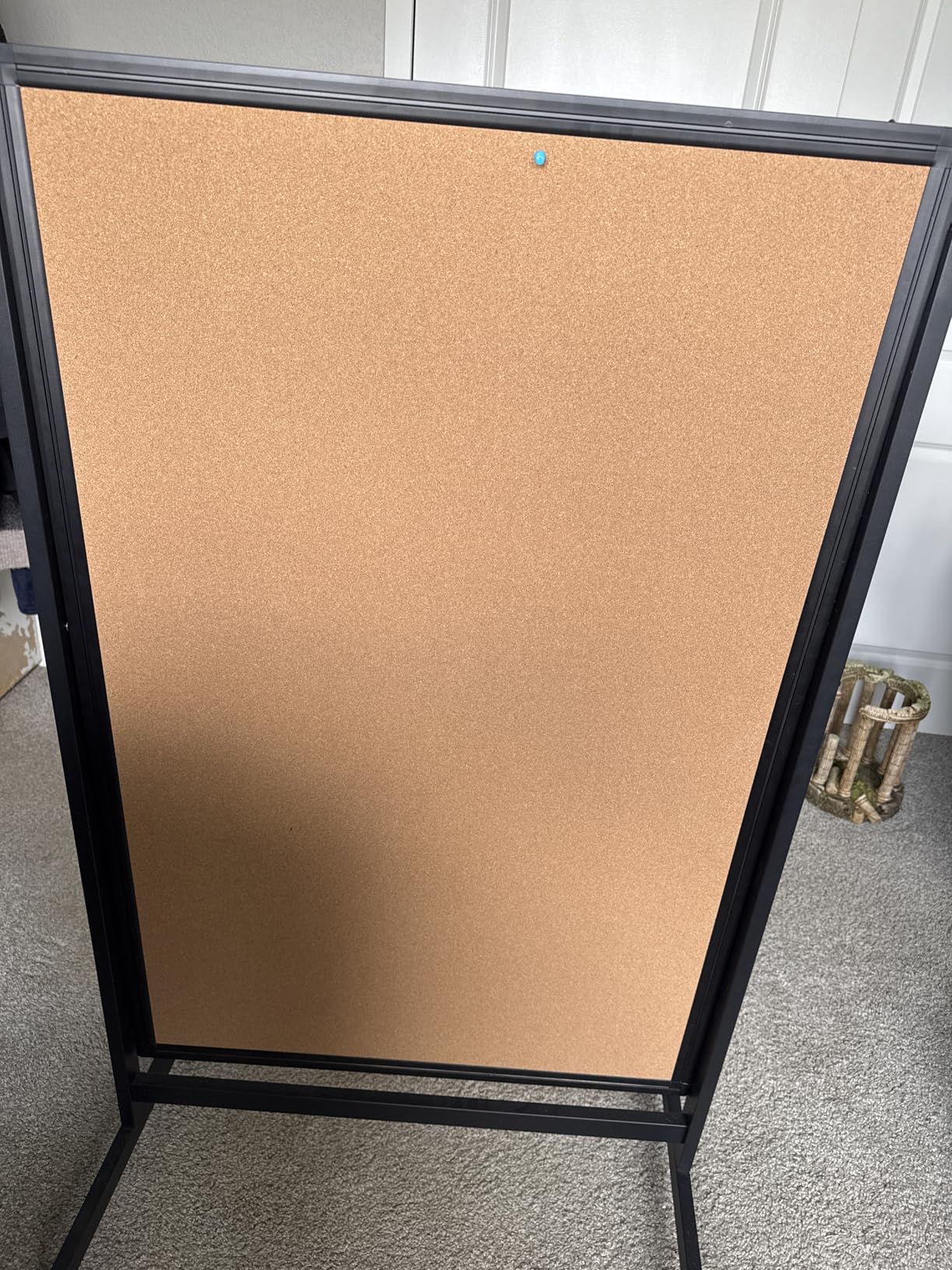 Rolling Whiteboard on Wheels 48 x 32 Aluminum Frame | Magnetic Dry Erase Board with Stand, Double-Sided Height Adjustable Mobile Whiteboard Easel for Home Office, School Supplies customer photo 1