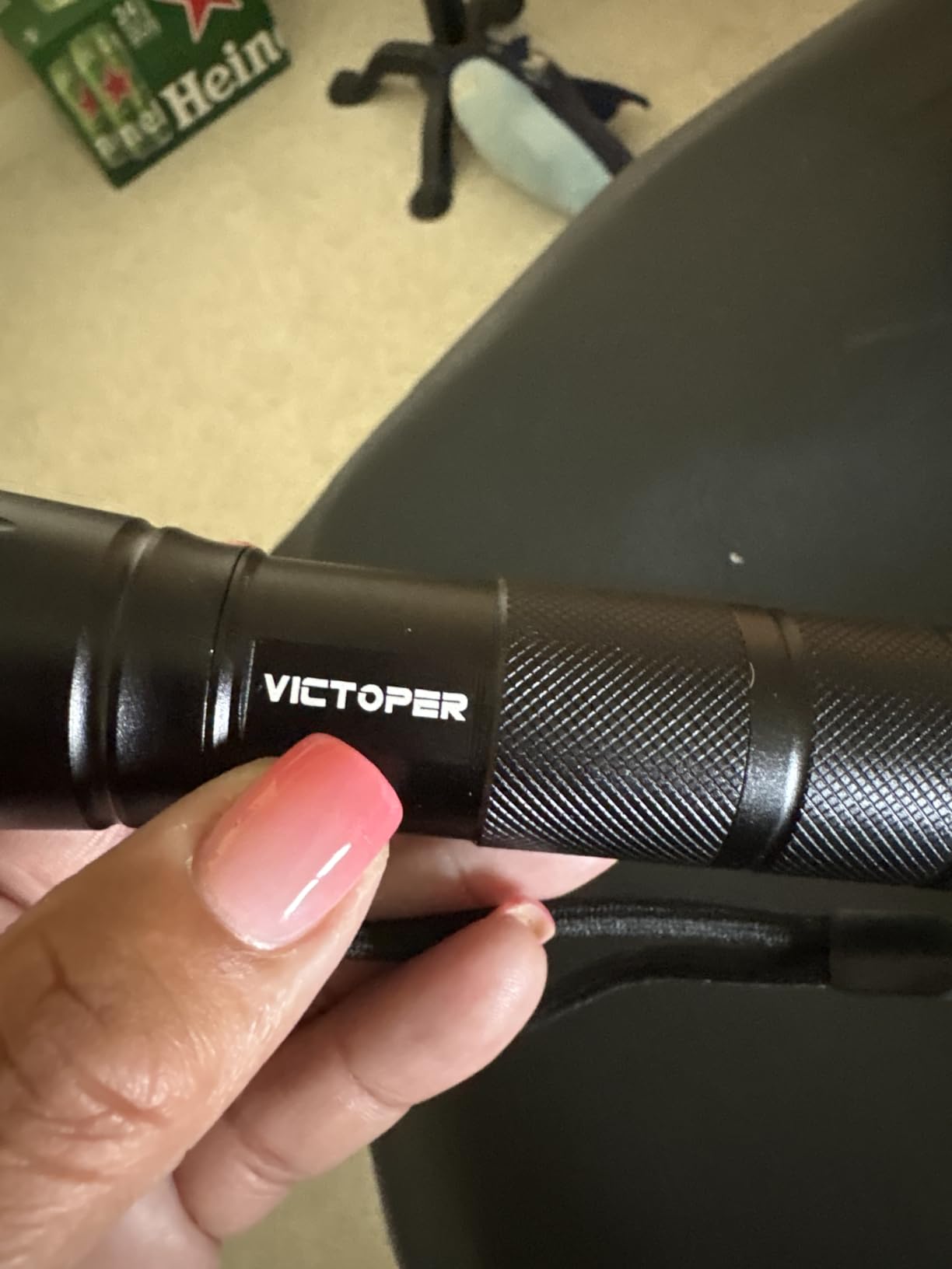 Victoper LED Flashlight 2 Pack, Bright Tactical Torch High Lumens 5 Modes, Waterproof Zoomable Flash Light for Outdoor, Birthday Gifts for Men, Dorm Room Hiking Camping Essentials Gear for Guys customer photo 1