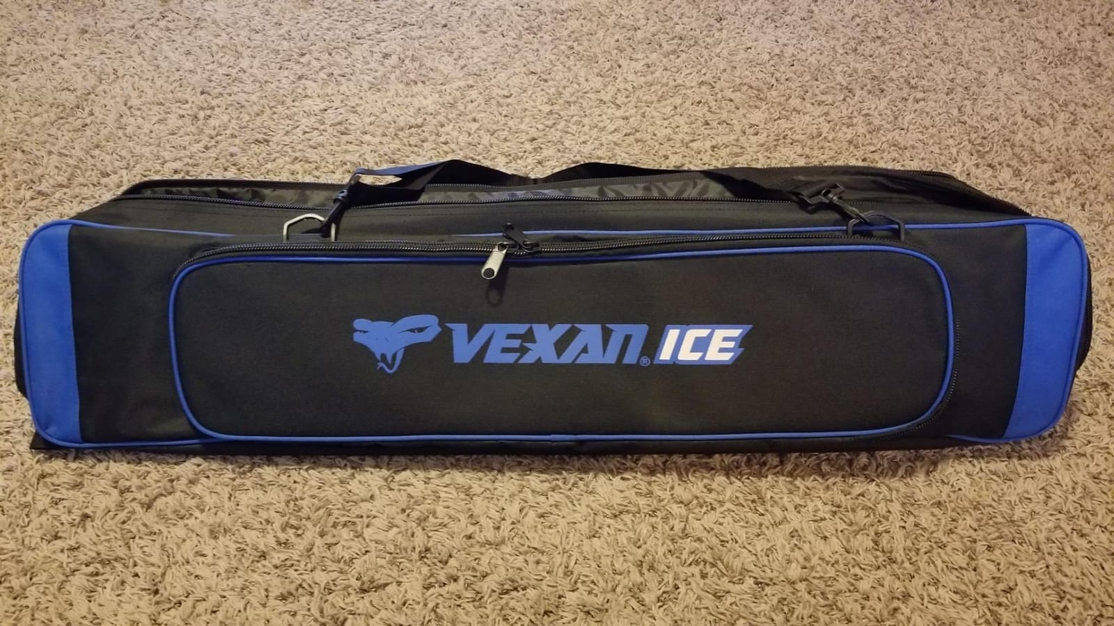 Ice Fishing Rod Case - Water-Resistant Travel Rod & Reel Case with Hard Shell Tube, Spinning Rod & Tip-Up Storage - Fits 8 Setups - 36 inches customer photo 1