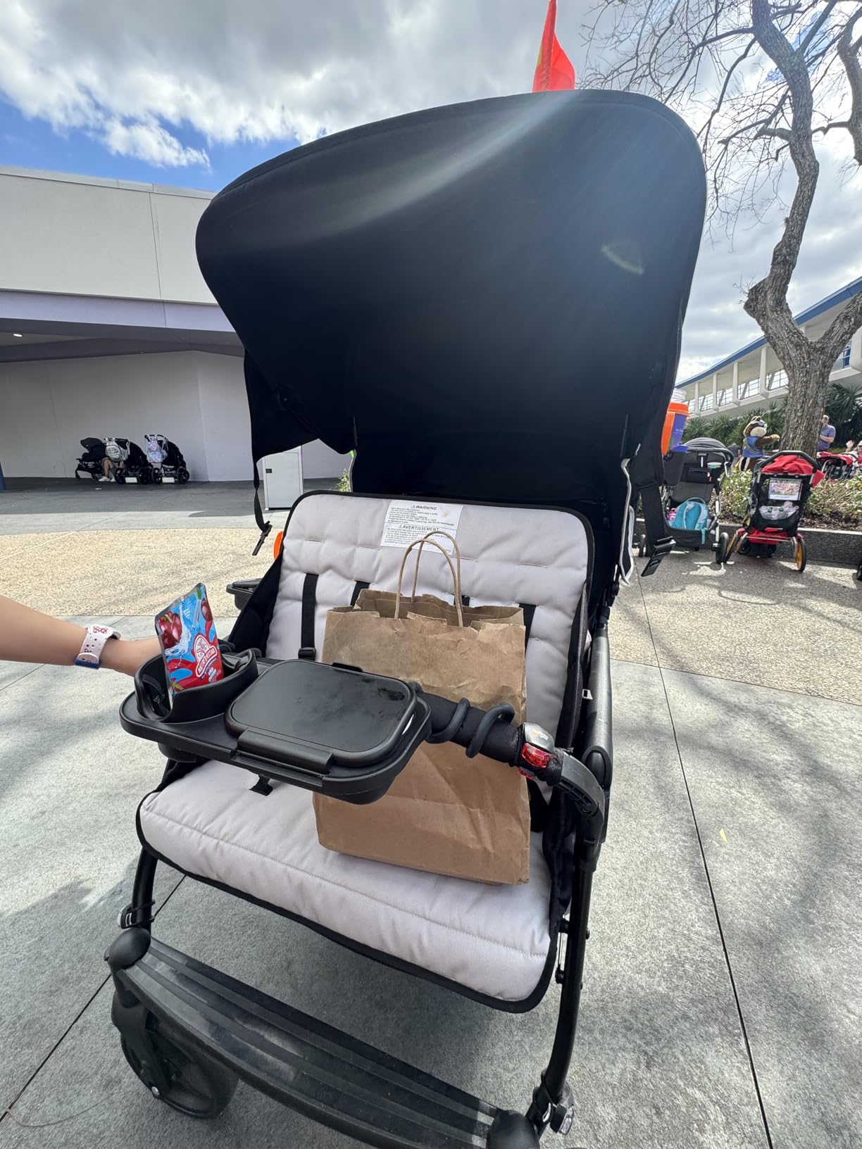 Gaggle Odyssey 4 Seat Foldable Quad Stroller, Black customer photo 2