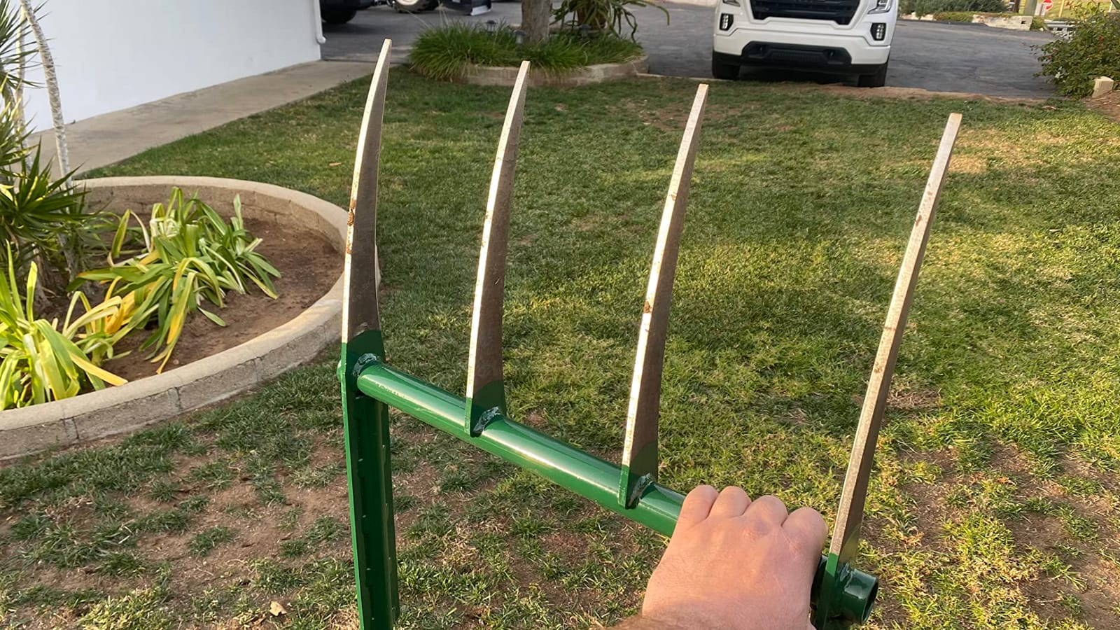 Meadow Creature's All Steel Broadfork: The Peoples Broadfork, 12 tines Green BF-12 customer photo 2