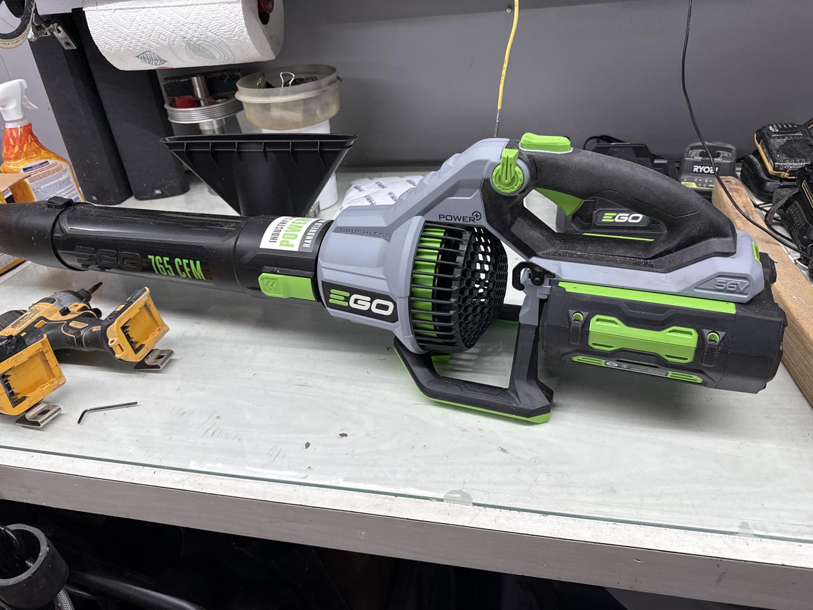 EGO POWER+ Cordless Electric Leaf Blower, 765 CFM, With Battery - LB7654 customer photo 2