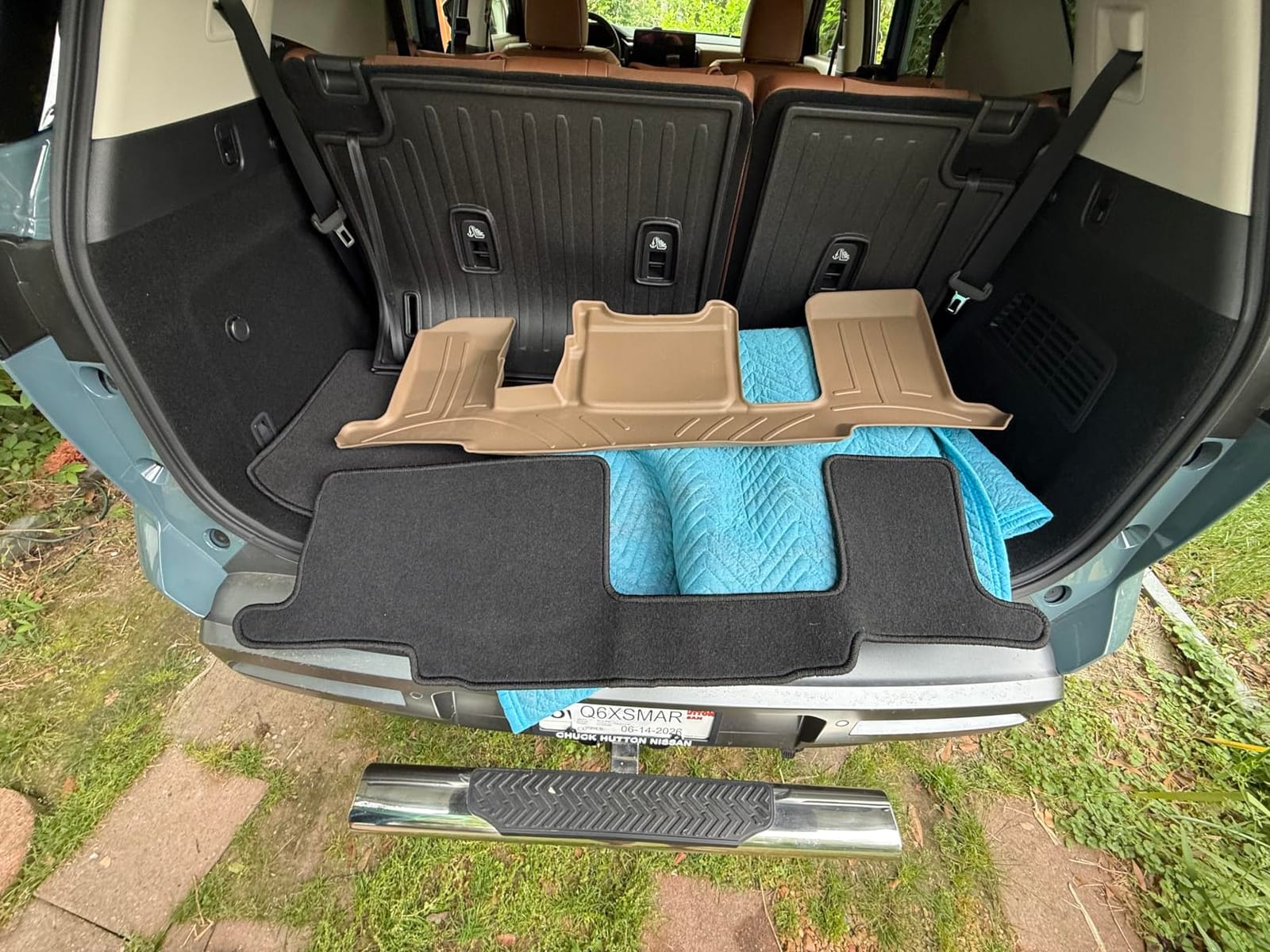 WeatherTech Custom Fit FloorLiners for Nissan Pathfinder, QX60, Full Set (441698-1-2-3), Black customer photo 2