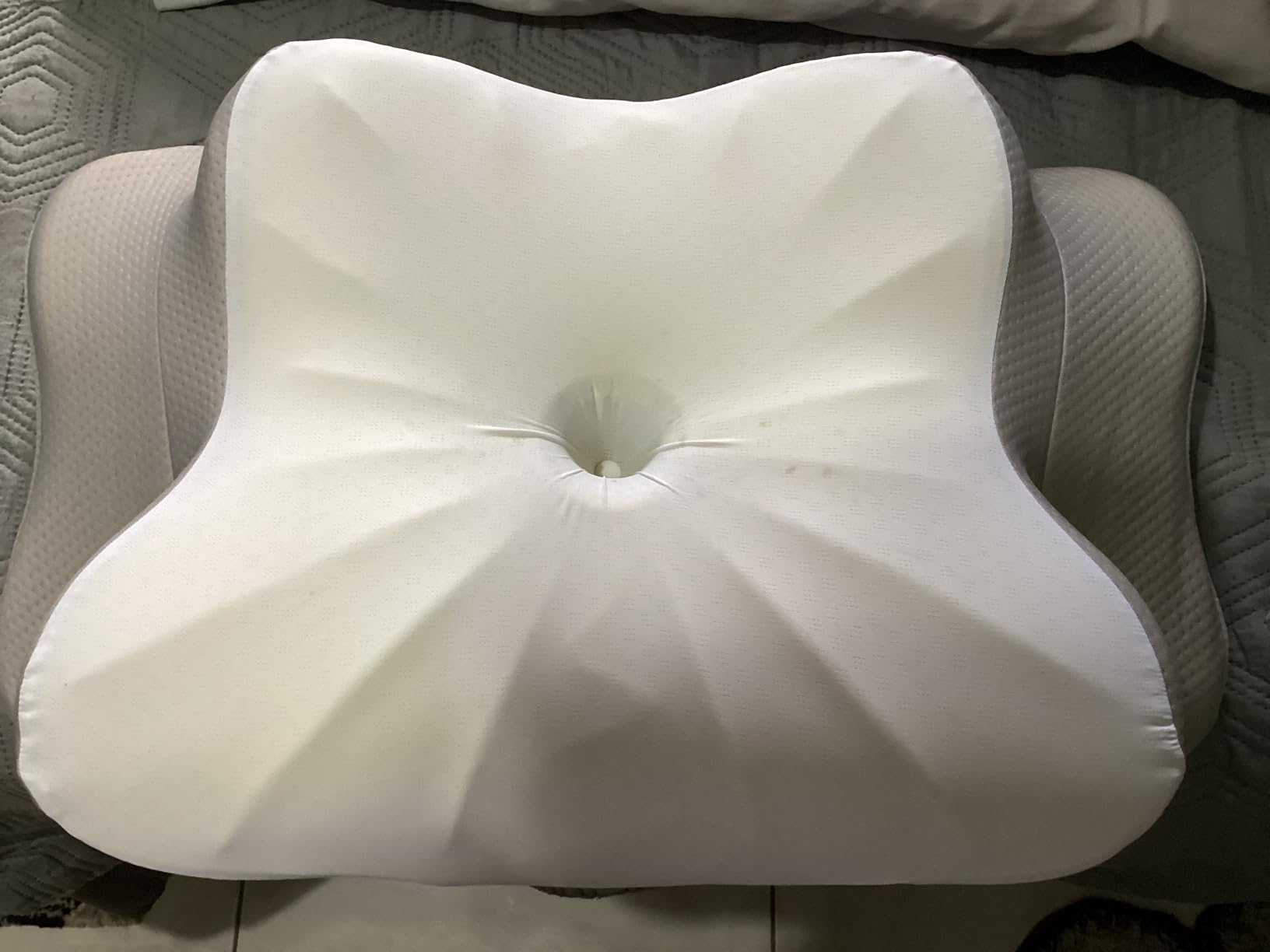 DONAMA Contour Cervical Neck Pillow for Neck Pain Relief | Queen,Ergonomic Dual-Height,Odorless Memory Foam,Side/Back/Stomach Sleepers,Cooling Hypoallergenic Cover,OEKO-TEX Certified customer photo 1