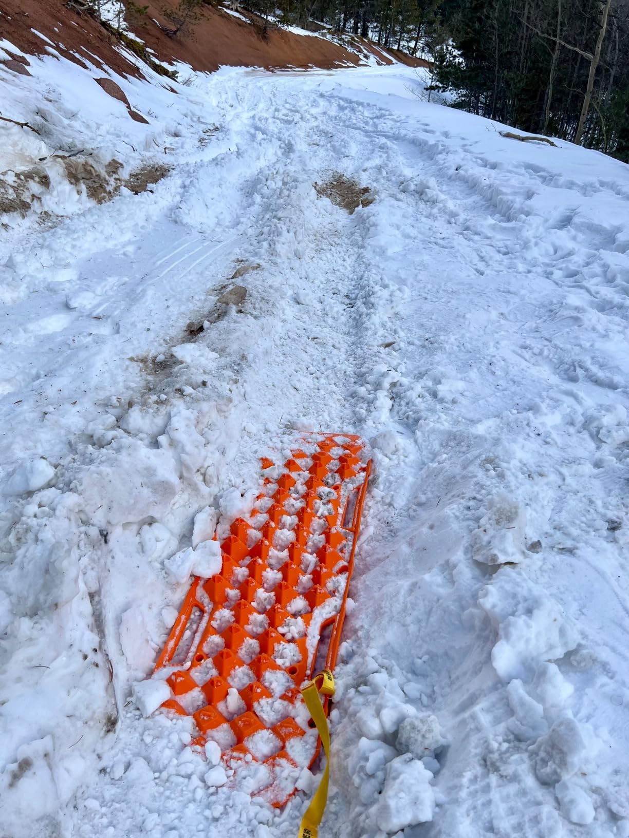 BUNKER INDUST Off Road Traction Boards, Pair Recovery Tracks Traction Mat for Vehicle Truck Jeep SUV - Mud, Snow, Sand Ramp Orange Emergency Tire Traction Pads (Gen 10th) customer photo 1