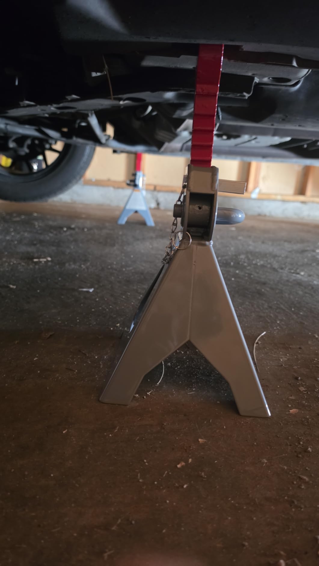 Pro-LifT PL3300 Heavy Duty Jack Stands For Car - 3 Ton in Pair with Double Pins - Handle Lock and Mobility Pin for Extra Safety - Great for Home Auto Repair Shop, Orange customer photo 2