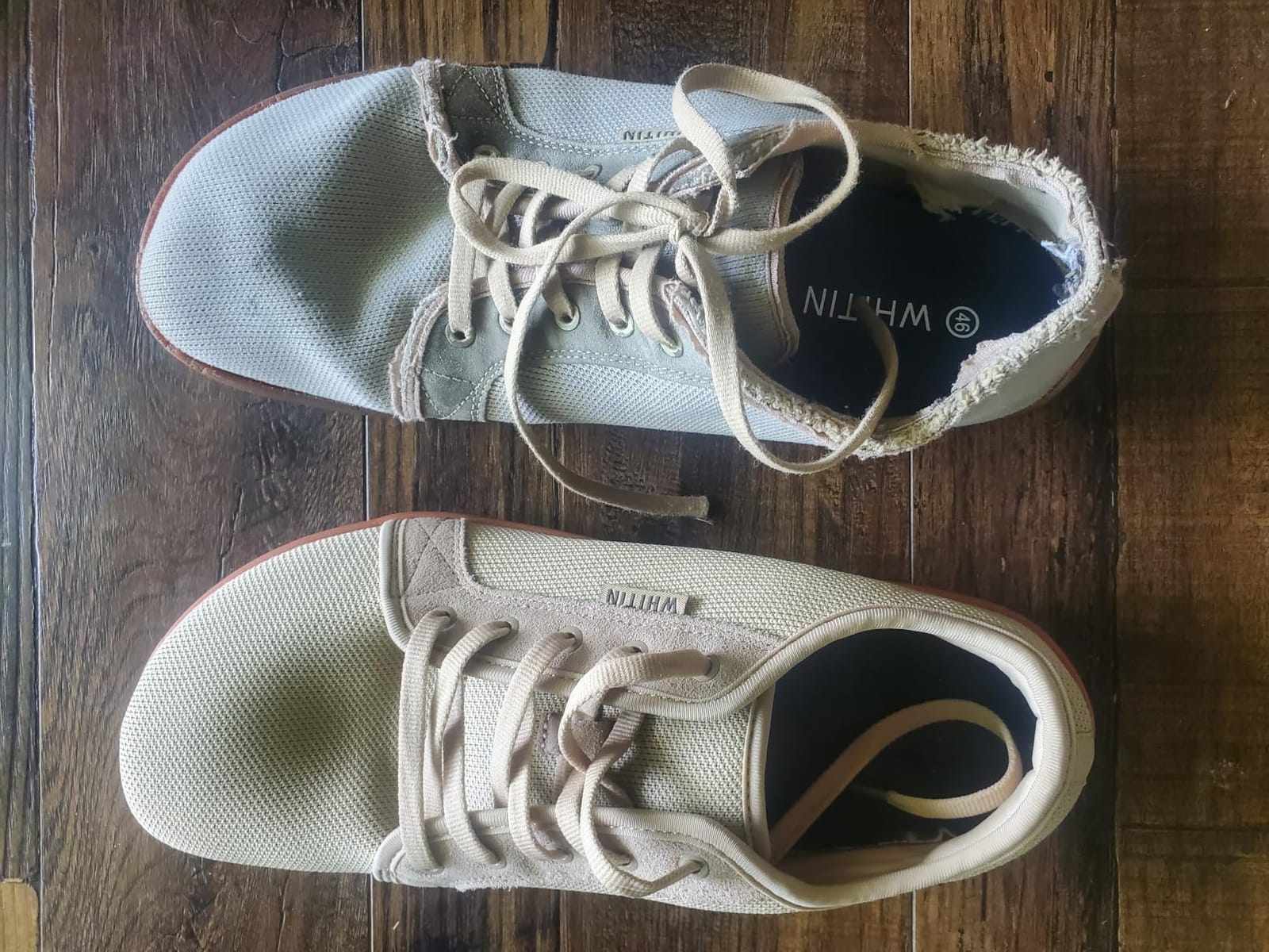 WHITIN Men's Wide Barefoot Sneakers for Optimal Relaxation W81 customer photo 2