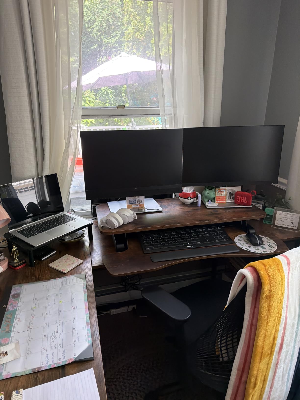 VIVO Black 26 in Standing Desk Converter, DESK-V026KB customer photo 2