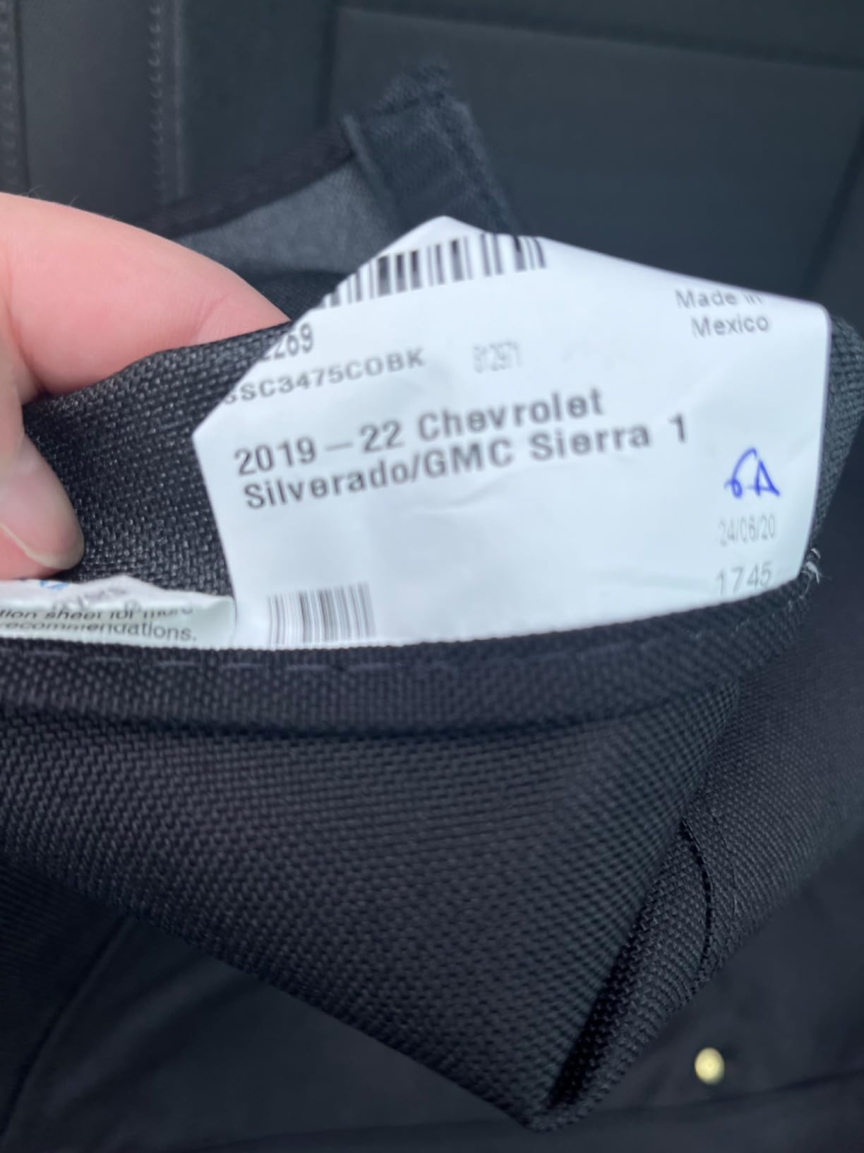Covercraft Carhartt Super Dux Cordura SeatSaver Custom Seat Covers | Fits 2019-2026 Silverado/Sierra 1500, 2020-2026 2500/3500 & 2019-2026 4500/5500/6500. 1st Row 40/20/40 Bench Seat. customer photo 1