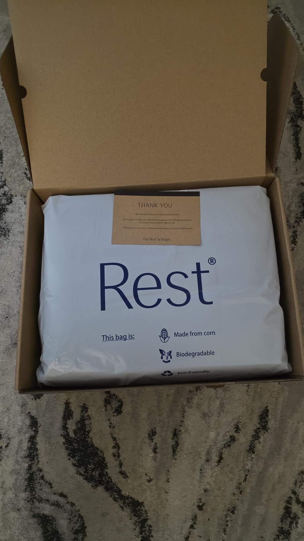 REST Evercool Cooling Comforter Blanket for Hot Sleepers, Full/Queen | All-Season Bedding to Keep Cool, Reversible Cool-to-Touch Fabric for Night Sweats, Breathable, Lightweight, Machine Washable customer photo 1