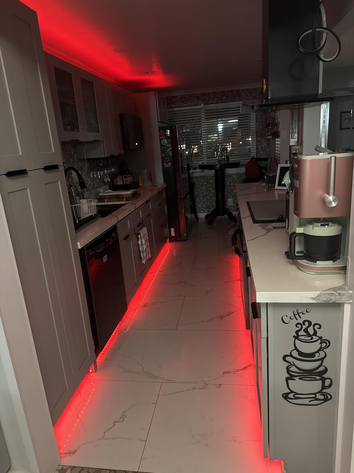 maylit 10 PCS 20in Smart RGB Under Cabinet Lights Kit, Works with Alexa & Google Assistant, App Remote Control customer photo 1