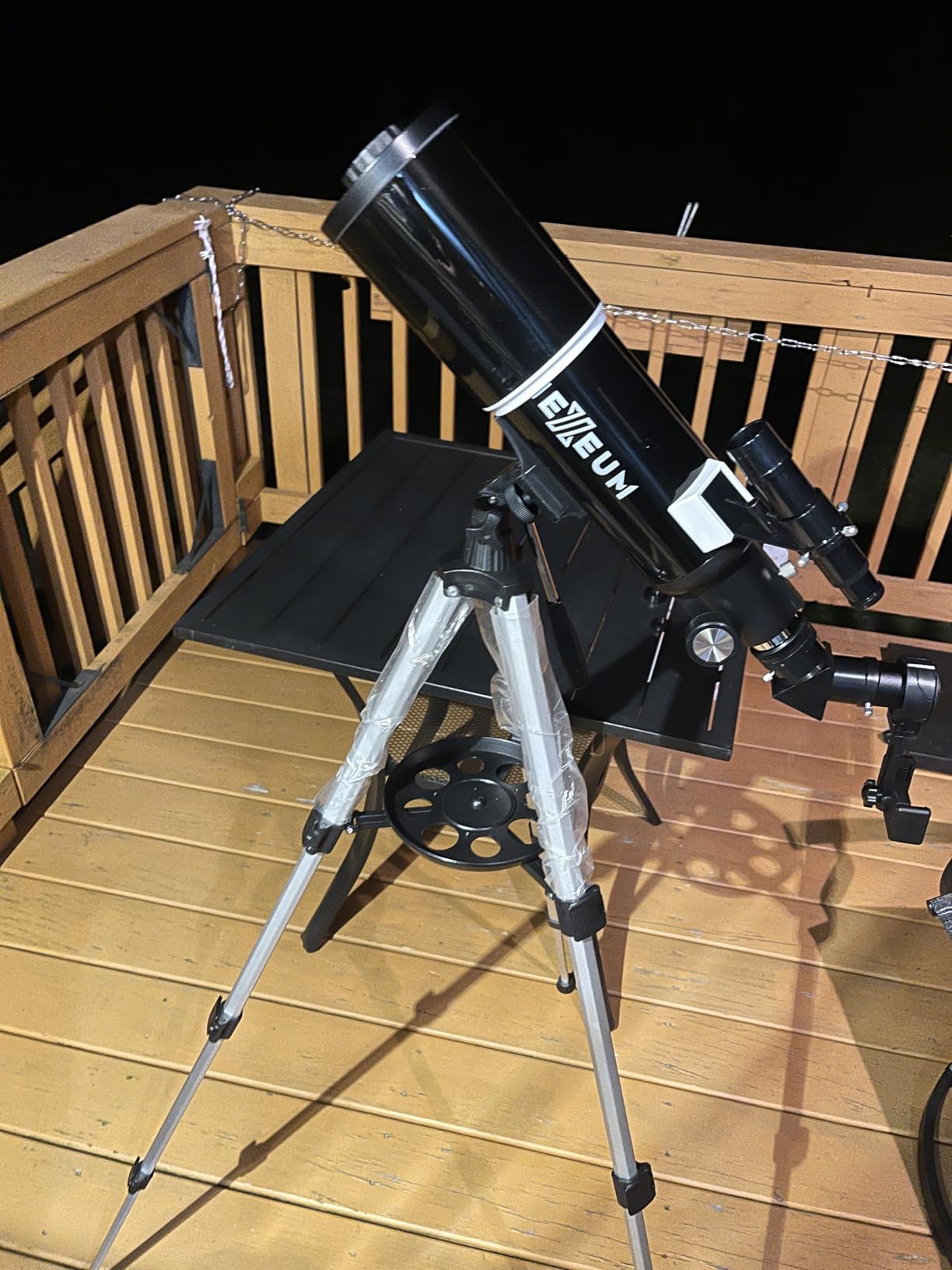Koolpte Telescope for Adults & Beginner Astronomers - 80mm Aperture 600mm Fully Multi-Coated High Transmission Coatings with AZ Mount Tripod Phone Adapter, Carrying Bag, Wireless Control customer photo 1