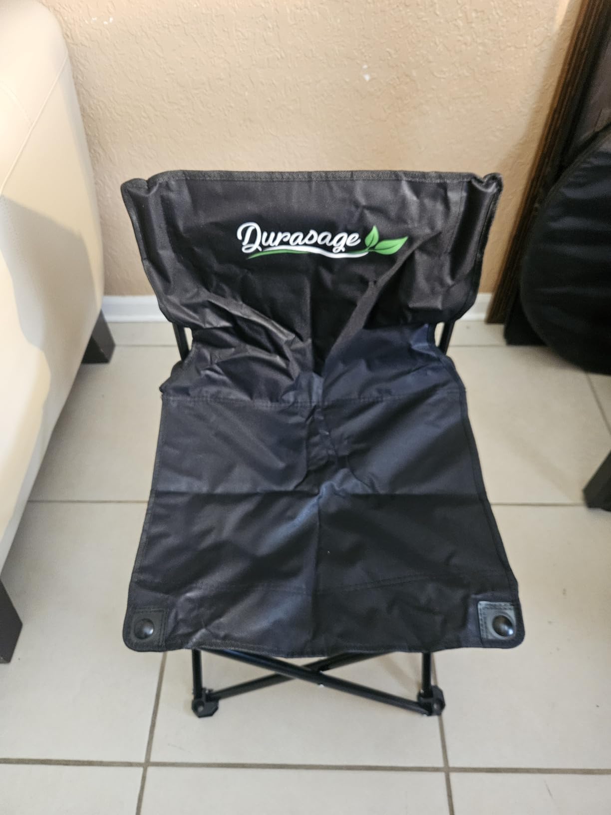 Durasage Lightweight Portable Personal Steam Sauna Spa for Relaxation at Home, 60 Minute Timer, 800 Watt Steam Generator, Chair Included (Black) customer photo 1