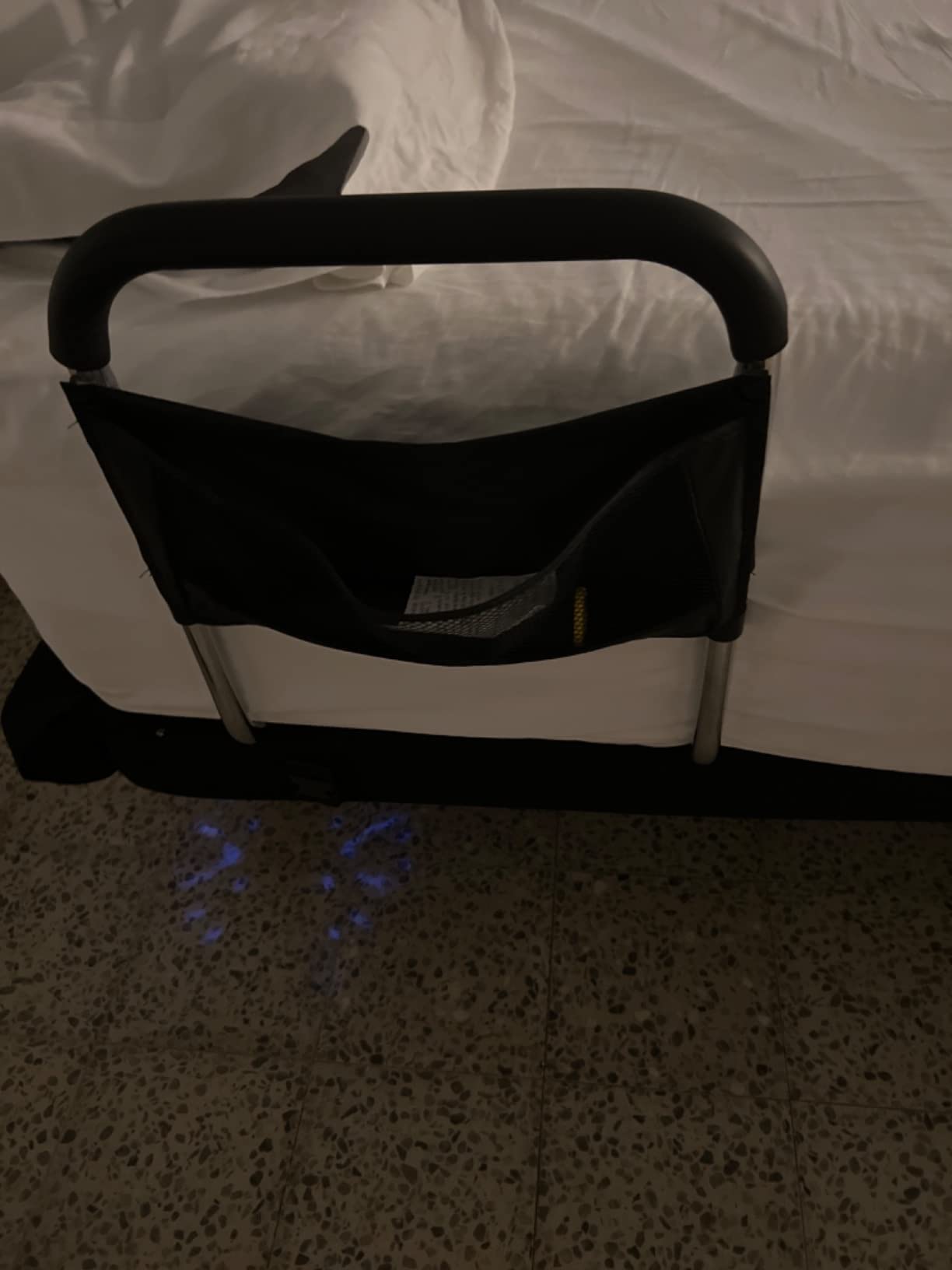 Medical king Bed Assist Rail Without Legs Bed Assist Rails for Seniors ASTM Approved Bed Assist bar with Storage Pocket Easy to get in or Out of Bed Safely with Floor Support customer photo 2