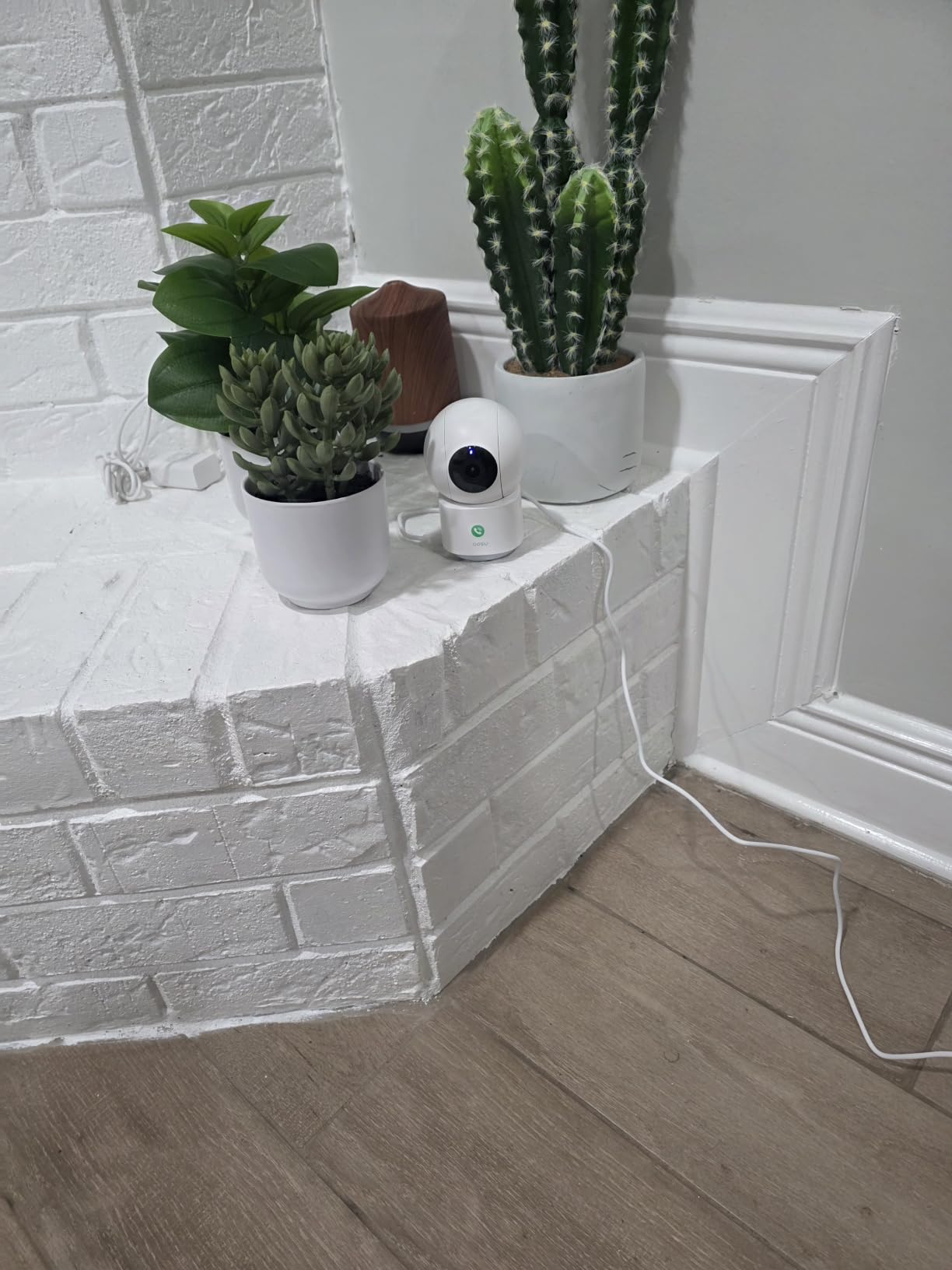 aosu 2K Indoor Camera,Baby Monitor for Home Security with 2.4GHz WiFi only | 360° Home View, One-Touch Calls, Smart Motion Tracking, IR Night Vision & 24/7 Recording, Compatible with Alexa/Google customer photo 2