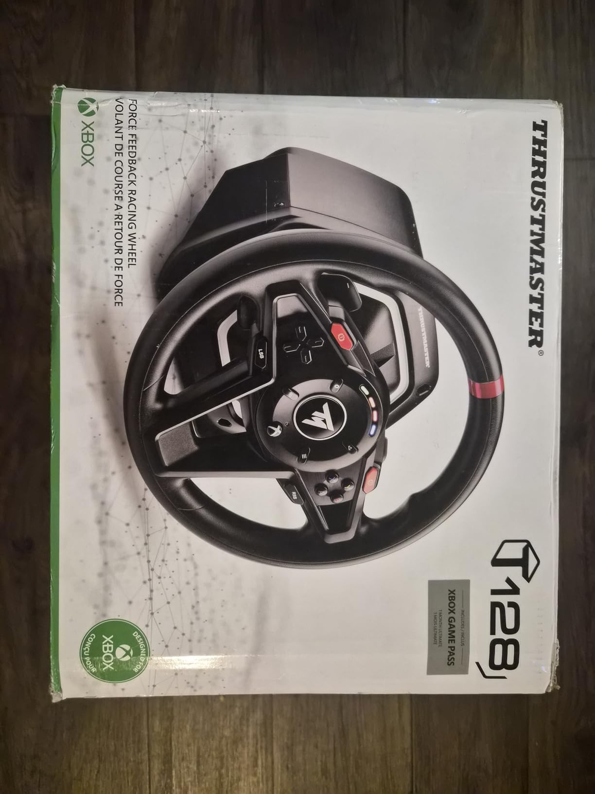 Thrustmaster T128 P Force Feedback Racing Wheel & Pedal Set - PS5 & PC customer photo 1