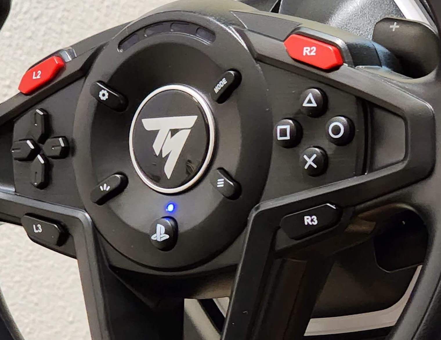Thrustmaster T128 P Force Feedback Racing Wheel & Pedal Set - PS5 & PC customer photo 2