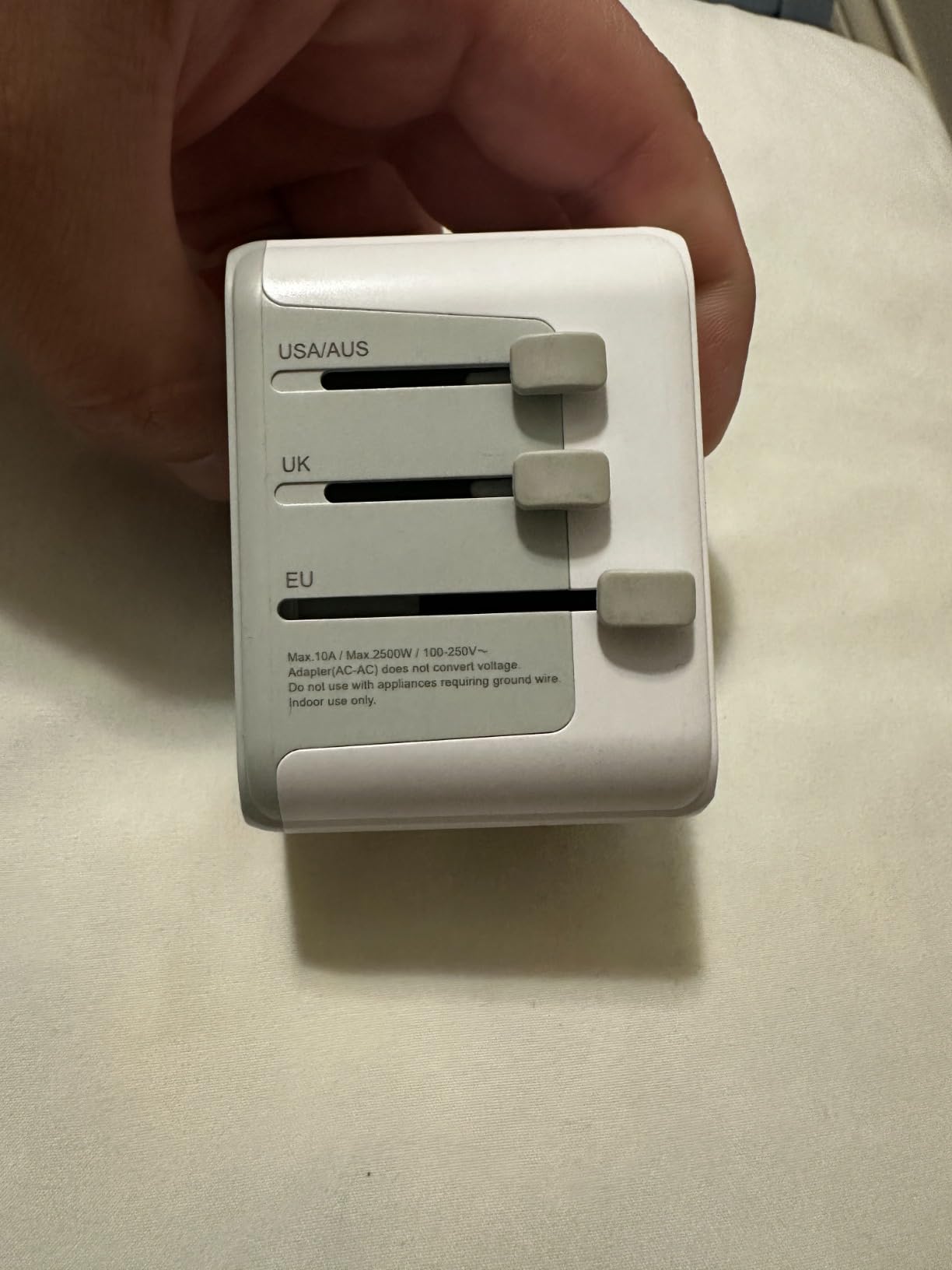 TESSAN Universal Travel Adapter 28W, International Power Adapter | Travel Adapter Worldwide, 3 USB C 2 USB A Ports, US to European UK Italy Ireland New Zealand, Type C G A I Plug customer photo 2