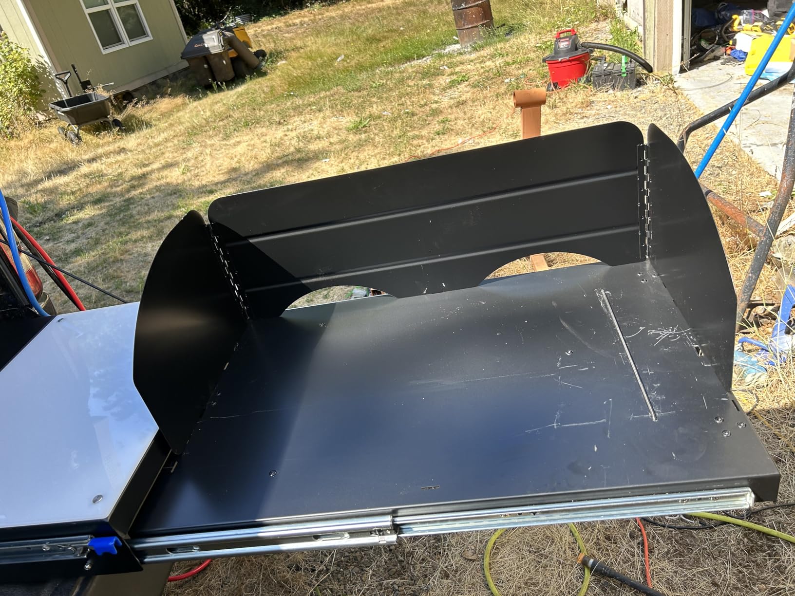 Overland Vehicle Systems Camp Cargo Box Kitchen with Slide Out Sink, Cooking Shelf and Work Station - Aircraft Grade Aluminum with Stainless Steel Hardware - for SUV, Truck, or Trailer customer photo 1
