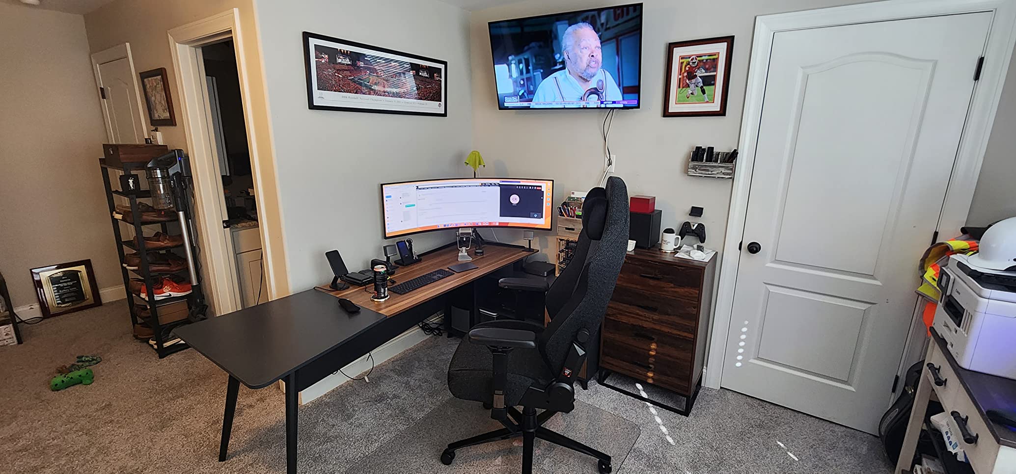 Secretlab Titan Evo XL Frost Blue Gaming Chair - Fabric, Blue, Ergonomic | Lumbar Support, High Back, Reclining, Magnetic Head Pillow, Big & Tall (Up to 395 lbs), 4D Armrests, Height Adjustable, Basic customer photo 1