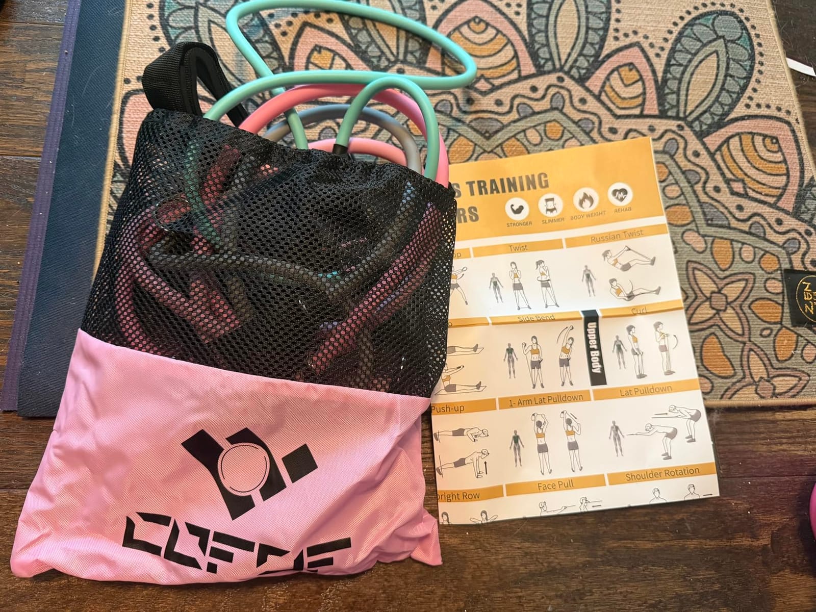 Resistance Bands with Handles for Women, 5 Level Exercise Bands customer photo 1