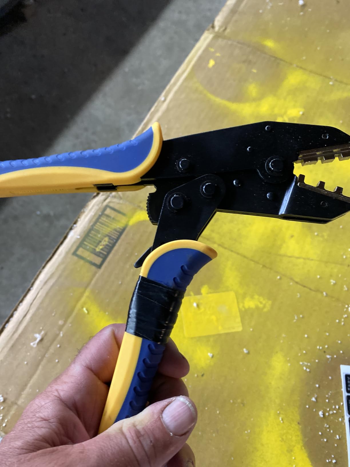 haisstronica 280PCS Ratchet Crimper Kit, Heat Shrink Terminals, Stripper | Color-coded jaw markings, adjustable force wheel, quick-release lever, field wiring customer photo 2
