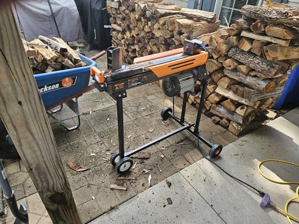 WEN Electric Log Splitter, 6.5-Ton Capacity with Portable Stand (56208) customer photo 2