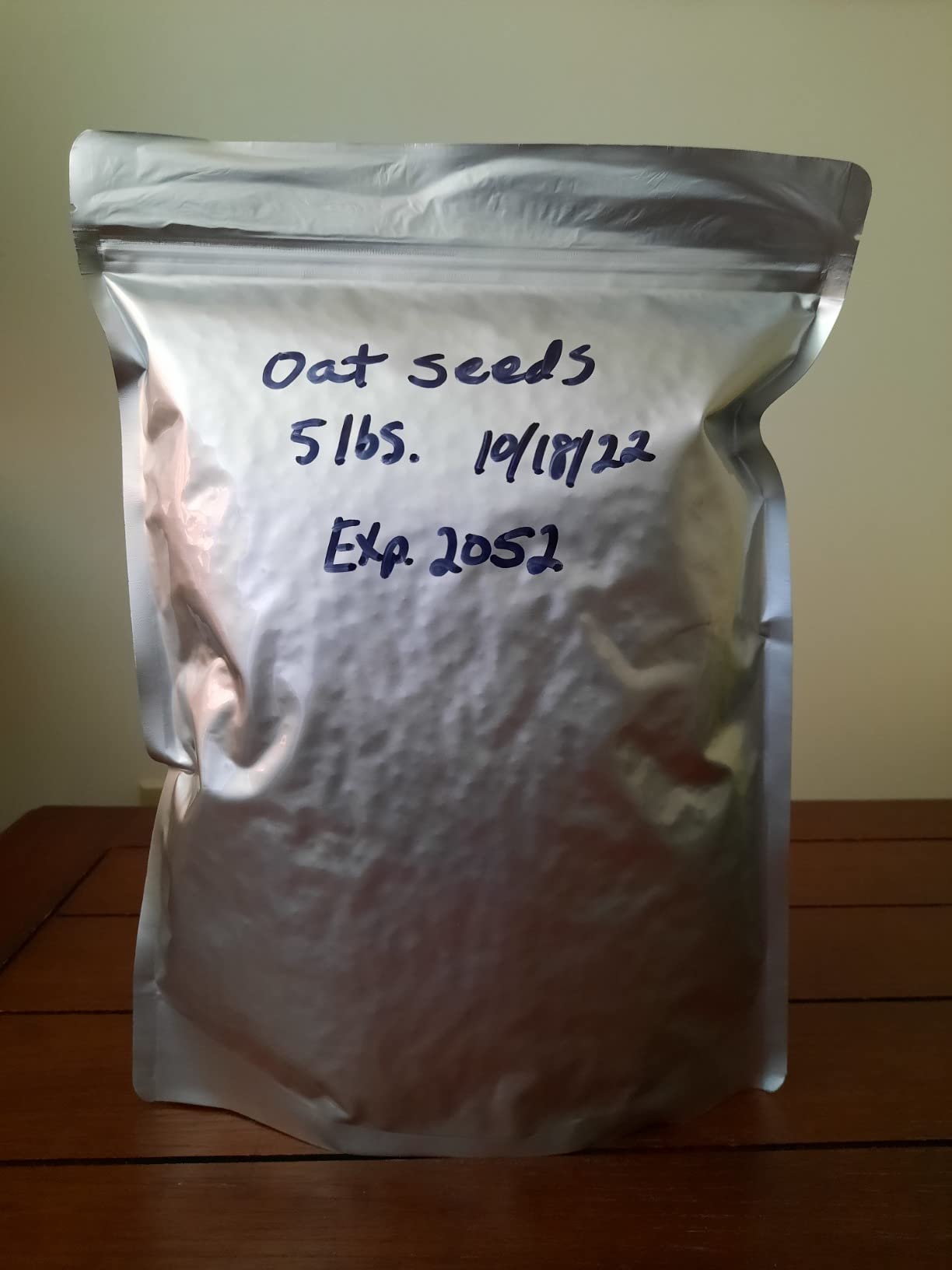 10pcs 5 Gallon Mylar Bags for Food Storage - 10 Mil Thick - Extra large bags 5 Gallon with Oxygen Absorbers 2500cc - Zipper Resealable Milar Bags customer photo 2