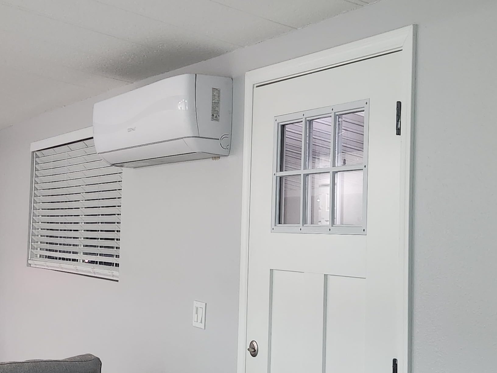 COSTWAY 24000BTU Mini Split Air Conditioner& Heater | 18.5 SEER2 208-230V Wall-Mounted Ductless AC Cools up to 1500 Sq. Ft, Energy Efficient Inverter AC w/Heat Pump customer photo 1
