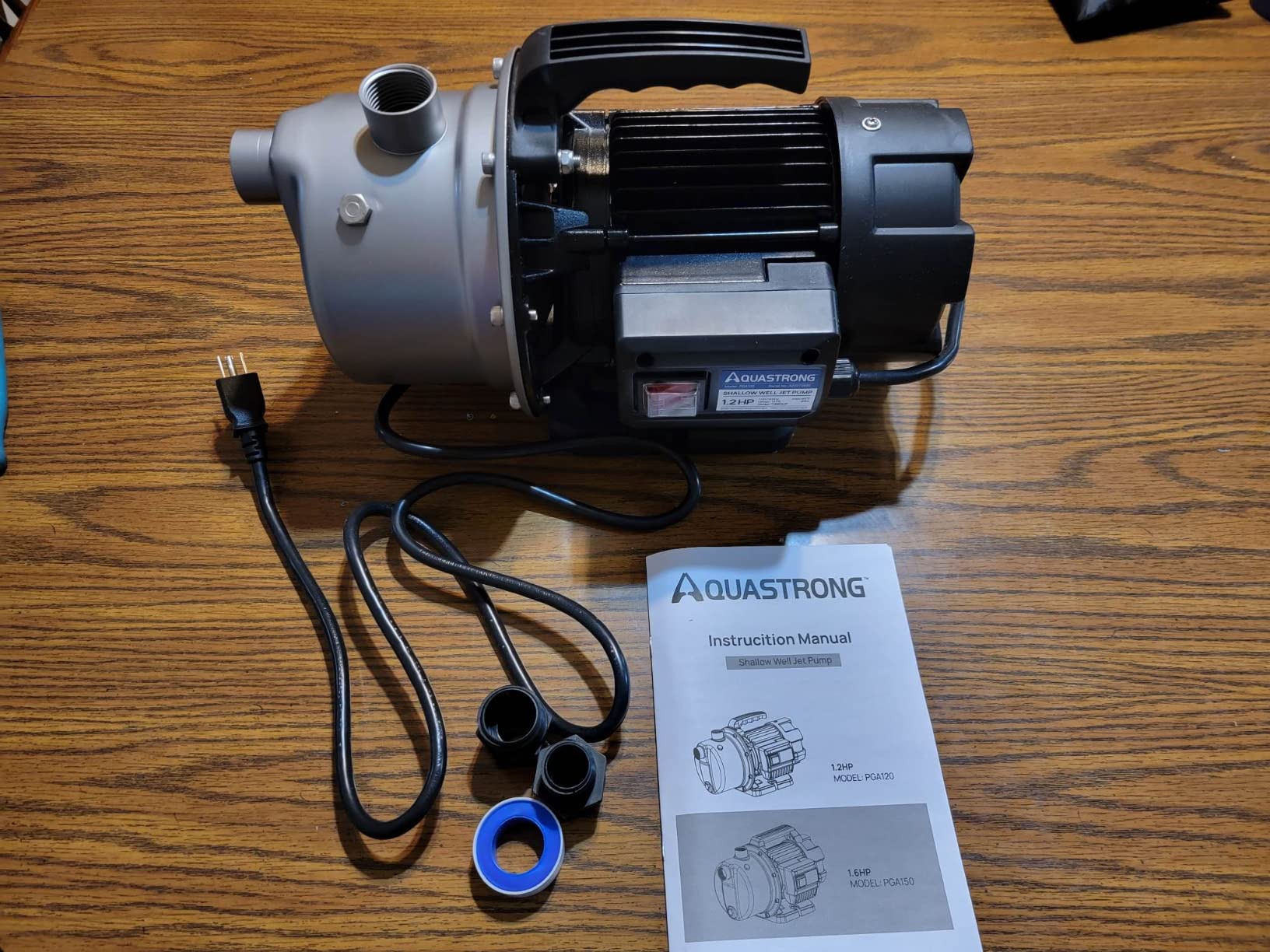 Aquastrong 115V Shallow Well Garden Pump, Stainless Steel, 1320 GPH, Water Transfer Draining Irrigation Sprinkler Pump, for Lawn, Garden, 1.6 HP Portable customer photo 1