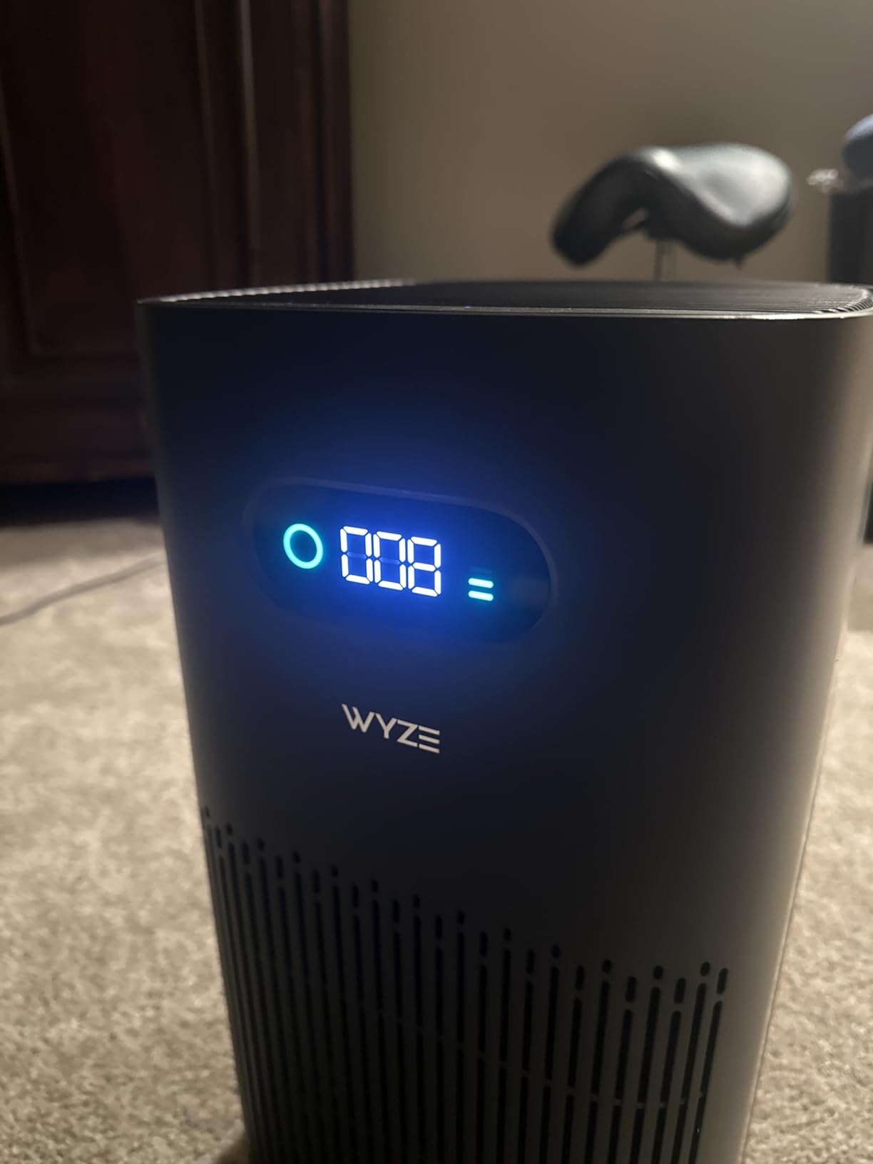 Wyze Smart Air Purifier With Formaldehyde Filter (Premium) | Premium Formaldehyde Filter True HEPA 13 Protection 21dB Quiet Sleep Mode Smart WIFI ALEXA GOOGLE customer photo 2