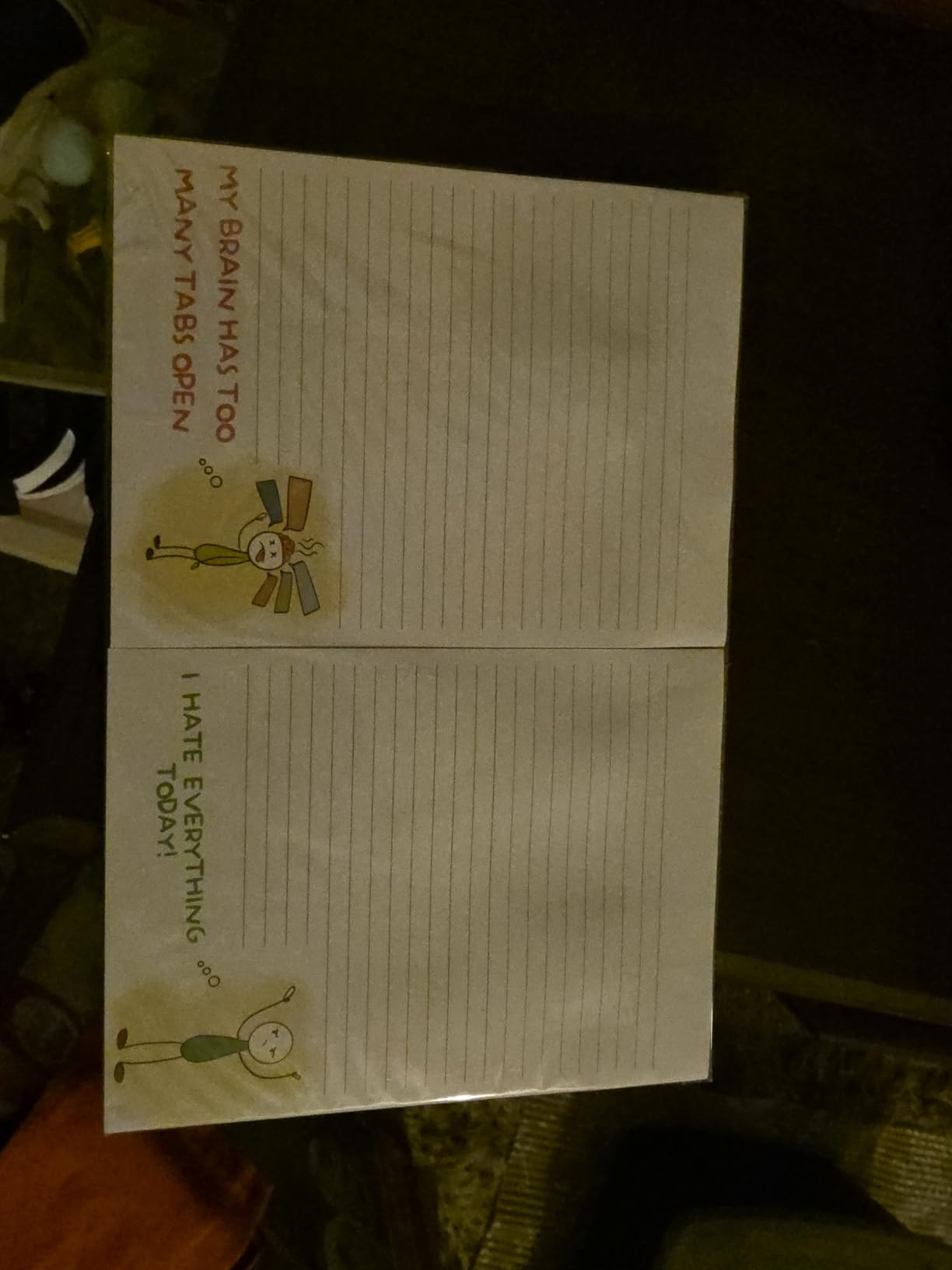 Super Funny Notepads - Hilarious Office Gift for Women Coworkers - Set of 4 | Office Supplies Memo Pads with 4 Assorted Designs, 50 Sheets Each, 4.25 X 5.5 customer photo 1