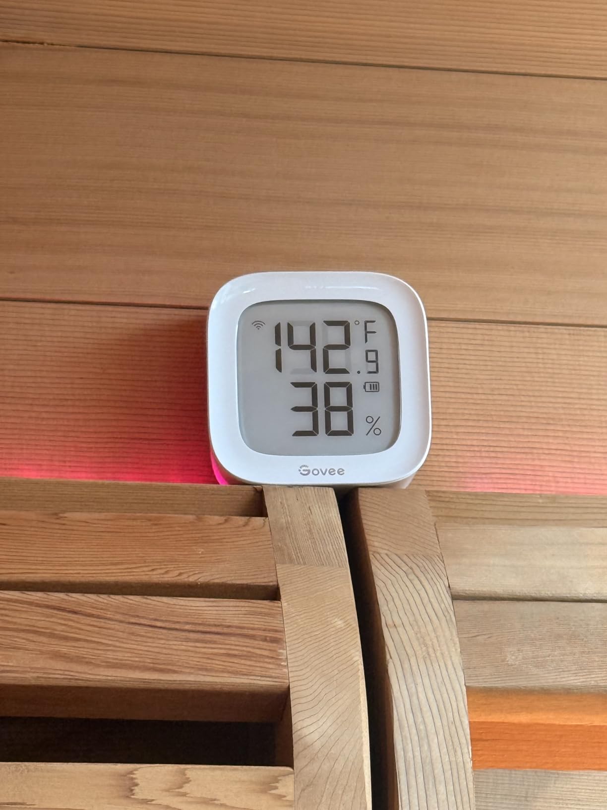 Govee WiFi Thermometer Hygrometer H5103 with Electronic Ink Display | Temp and humidity monitor with alert, 2.4G WiFi & Bluetooth, 2-yr data export. For bedroom, wine cellar, basement customer photo 2