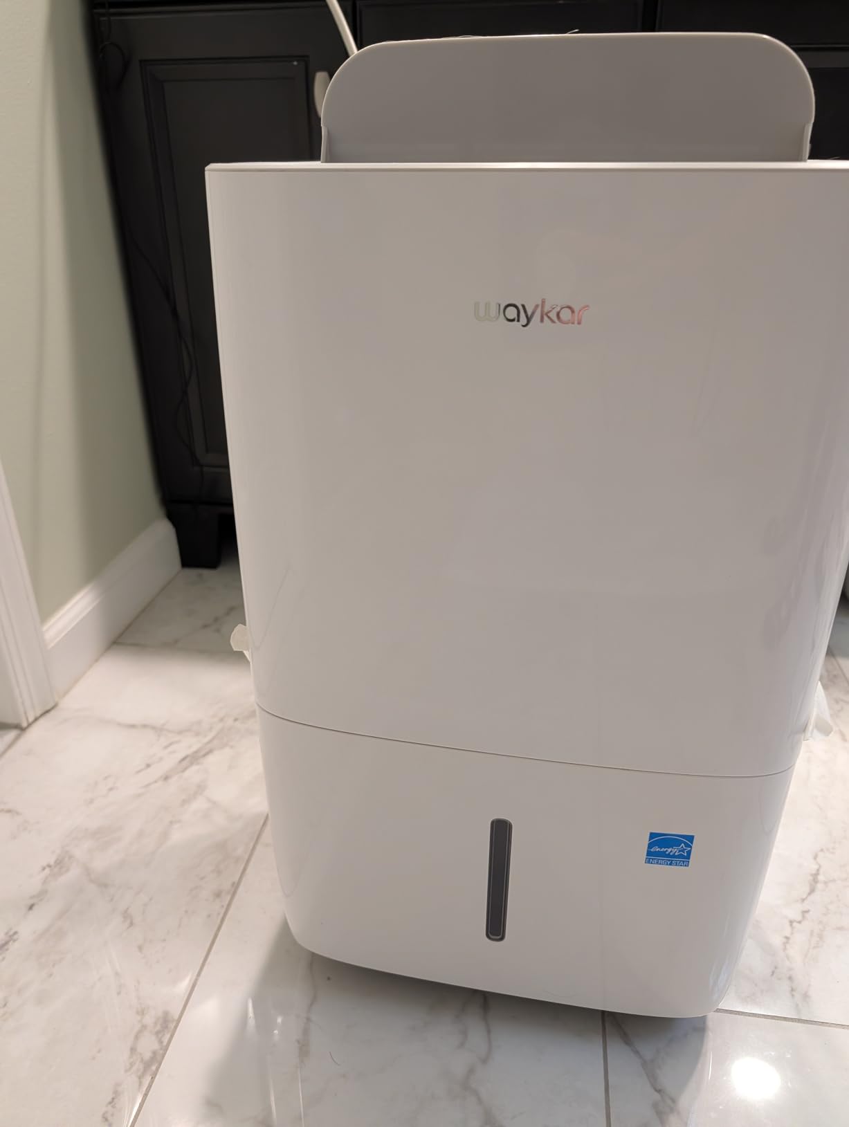 Waykar 150 Pint 7,000 Sq.Ft Dehumidifier for Basement & Home, Large Room, Smart Compressor Dehumidifier with Drain Hose & Tank for Commercial, 30%-80% Humidity Control, 90° Auto Swing, Auto Defrost customer photo 1