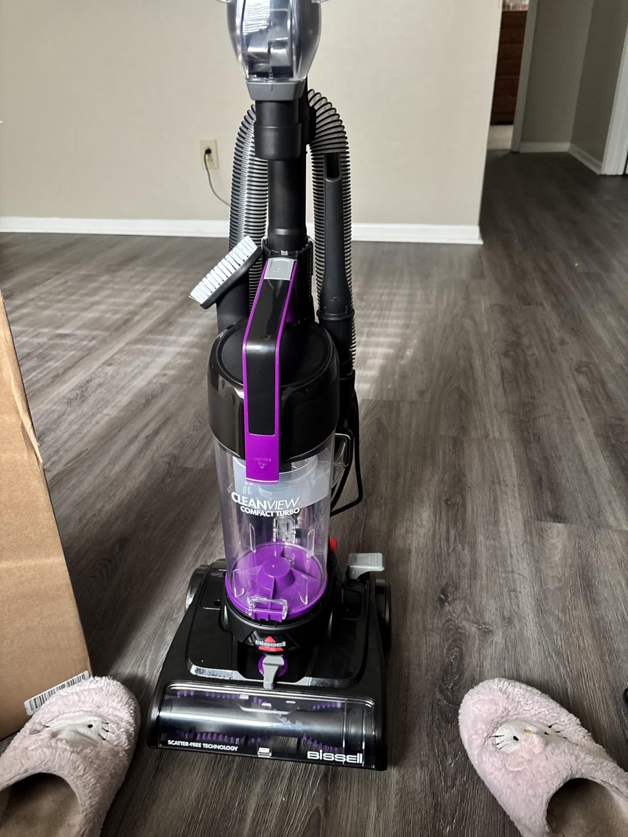 Bissell CleanView Compact Turbo Upright Vacuum, 3437F | Full-size power in compact form; quick release wand; designed for apartments & dorms; turbo suction customer photo 2