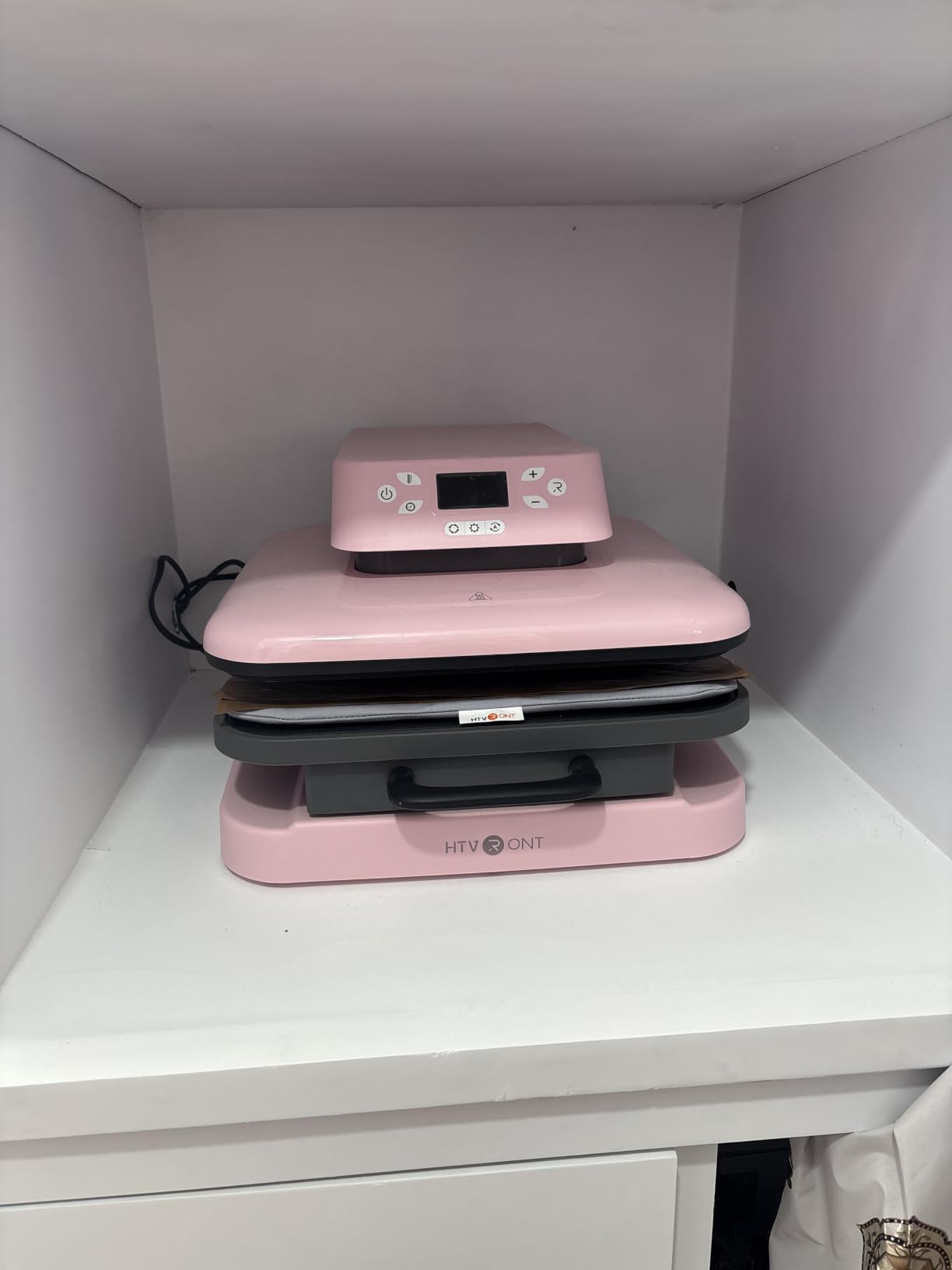 HTVRONT Auto Heat Press Machine - Smart T Shirt Press for Sublimation customer photo 2