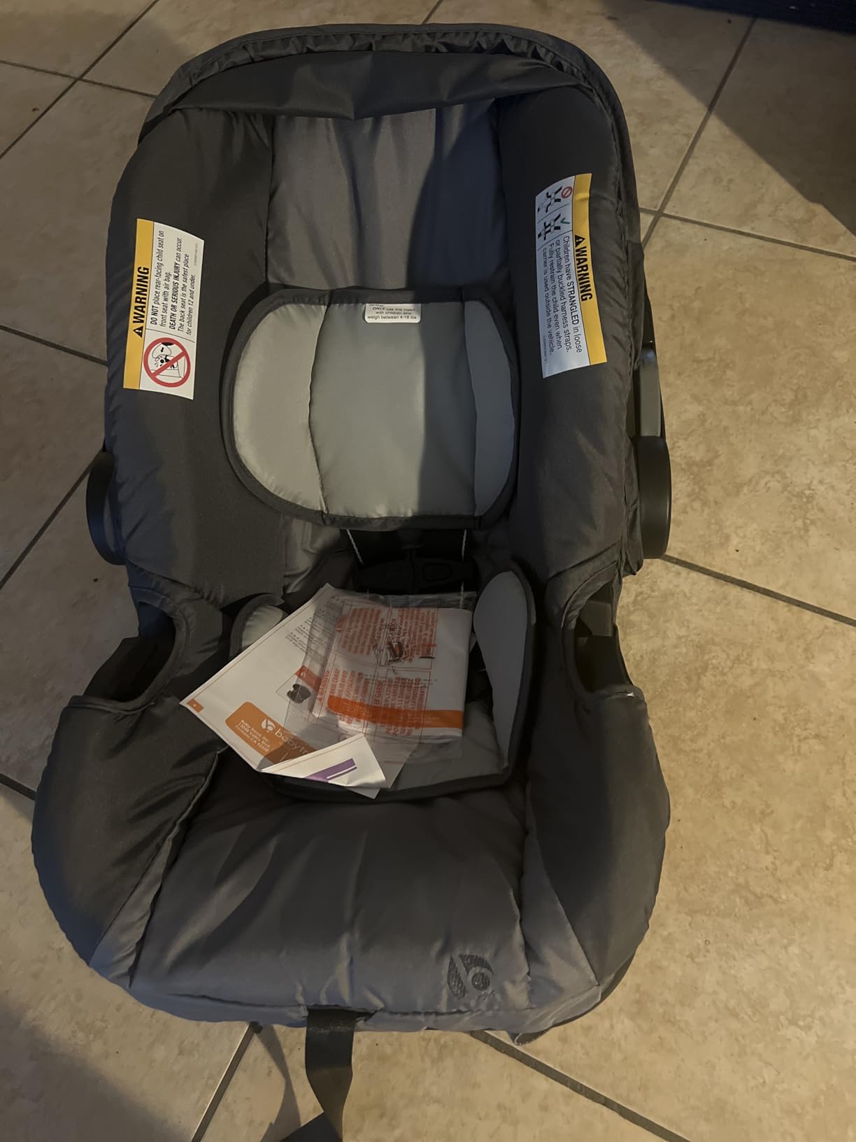 Baby Trend EZ-Lift Plus Infant Car Seat, Ultra Grey - Newborn Comfort Padding, Lightweight Carry Build, Adjustable Harness System customer photo 2